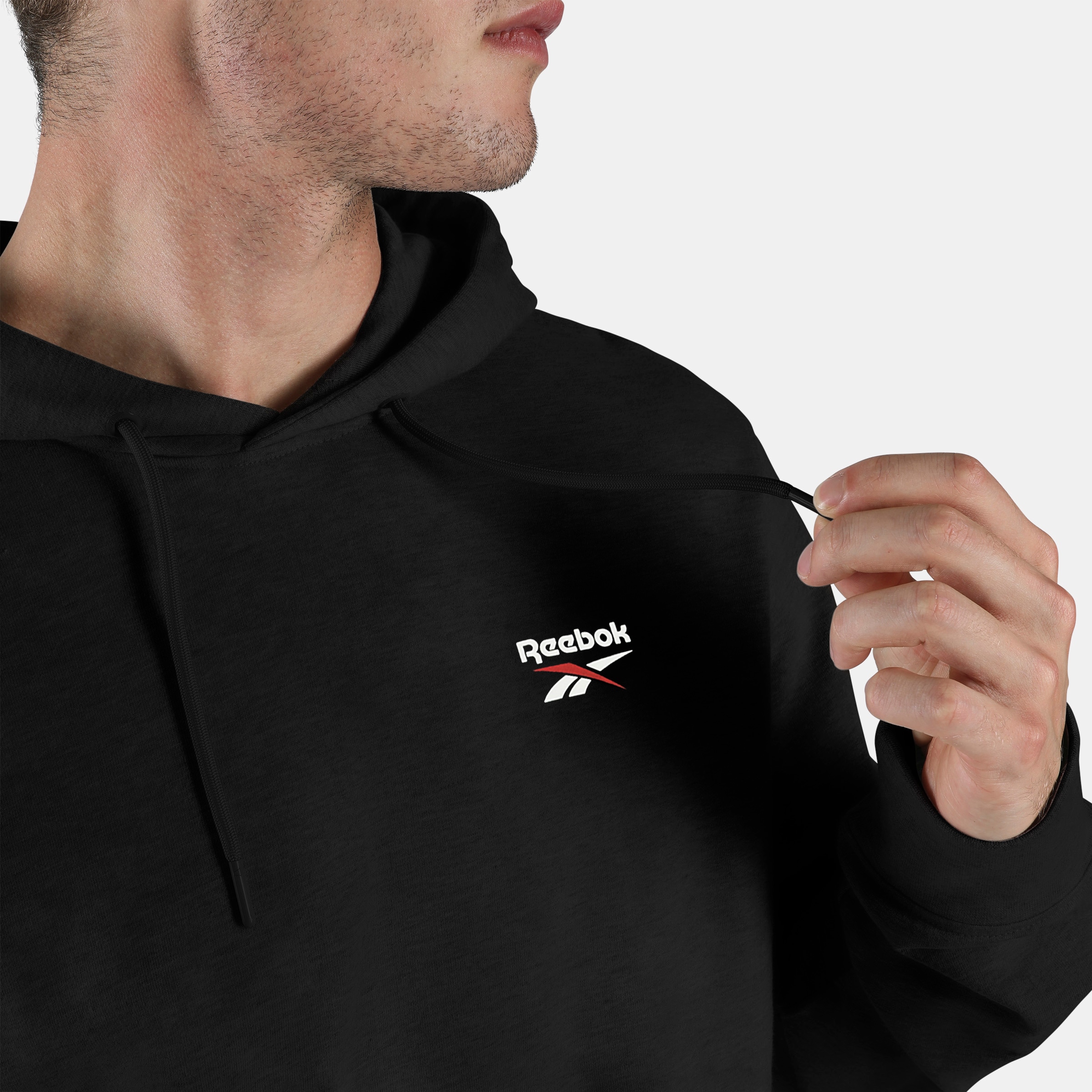 Reebok Kapuzensweatshirt »ID SMALL LOGO FRENCH TERRY HOODIE«, sportlicher Stil, für aktive Erwachsene
