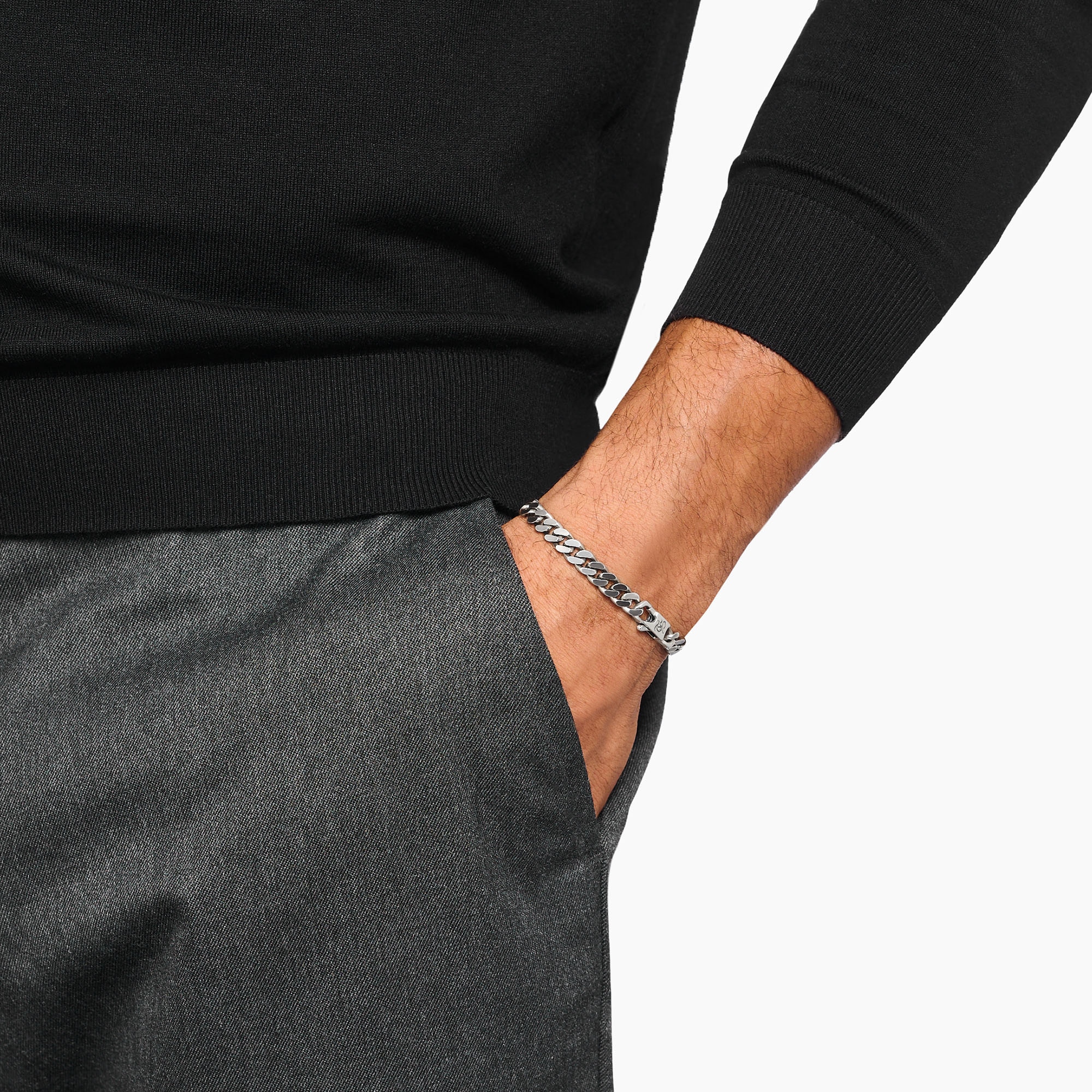 THOMAS SABO Panzerarmband »Panzer-Armband Silber«