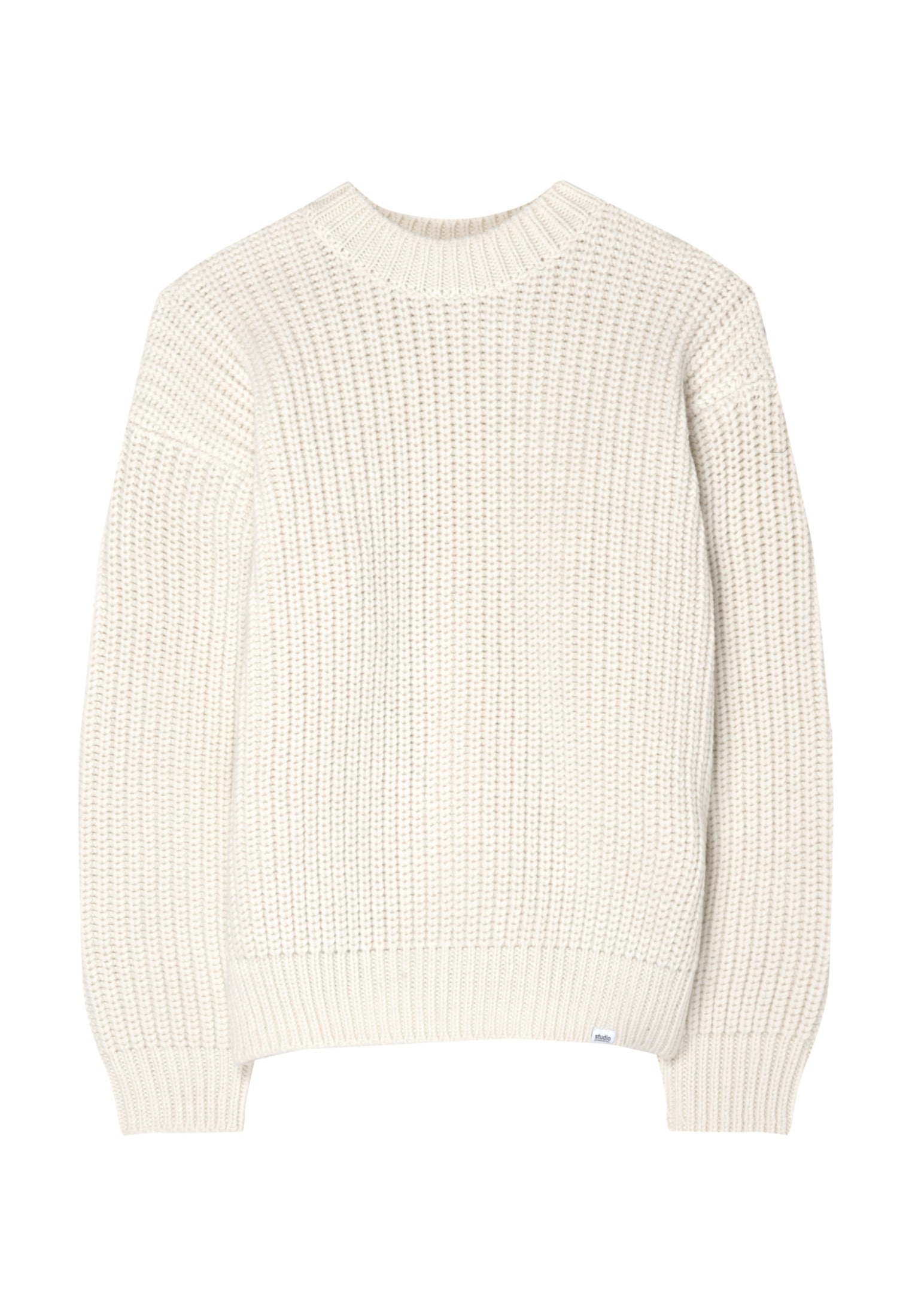 studio seidensticker Strickpullover »Studio«, Langarm Rundhals Uni