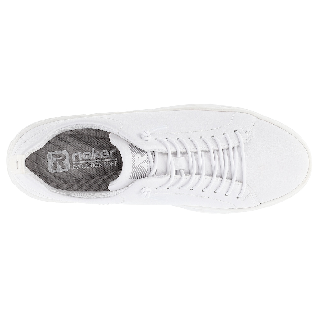 Rieker EVOLUTION Slip-On Sneaker, mit herausnehmbarer Softeinlage, Freizeitschuh, Halbschuh, Schnürschuh