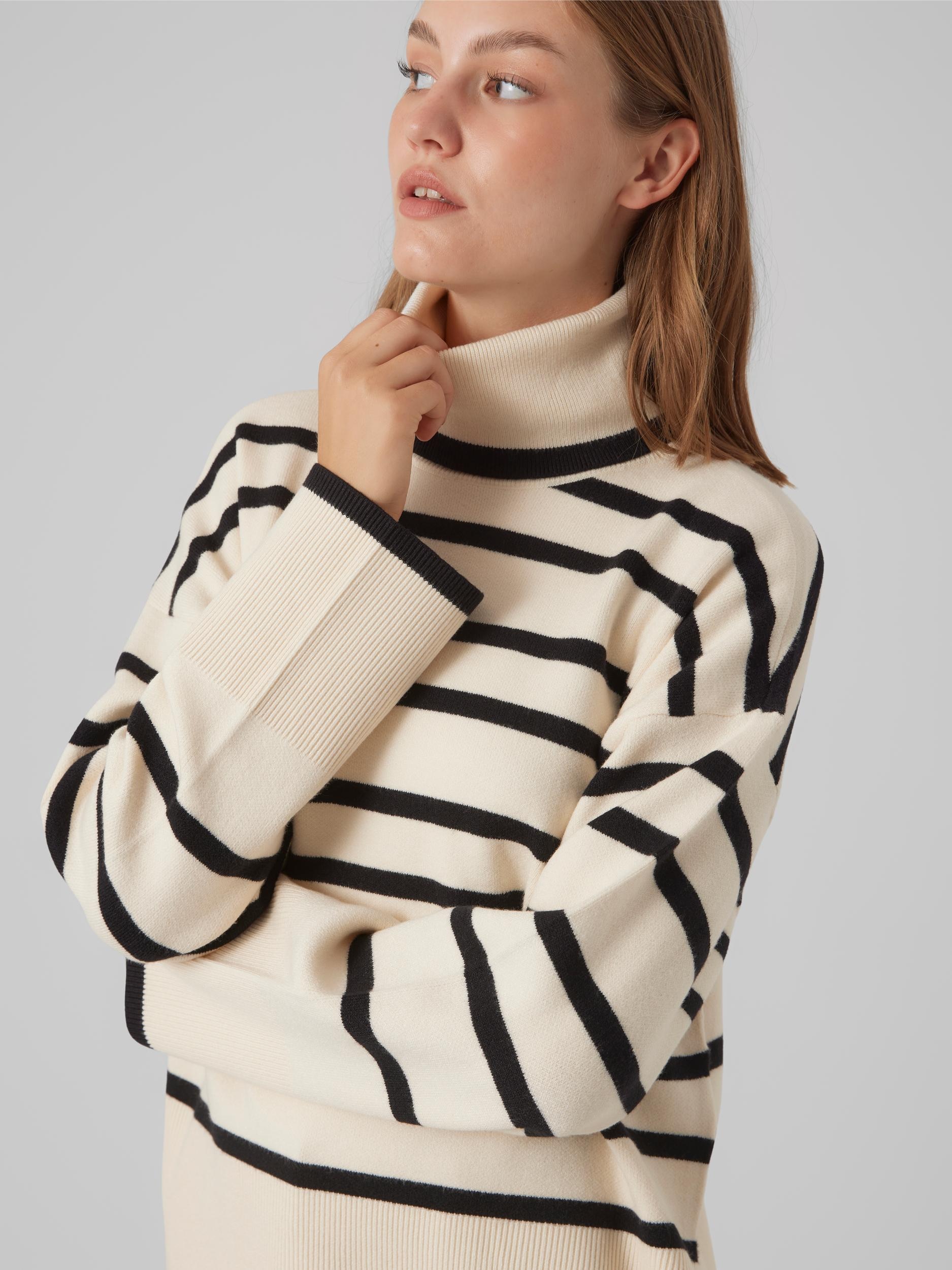 Vero Moda Rollkragenpullover »VMSABA LS ROLLNECK PULLOVER GA NOOS«