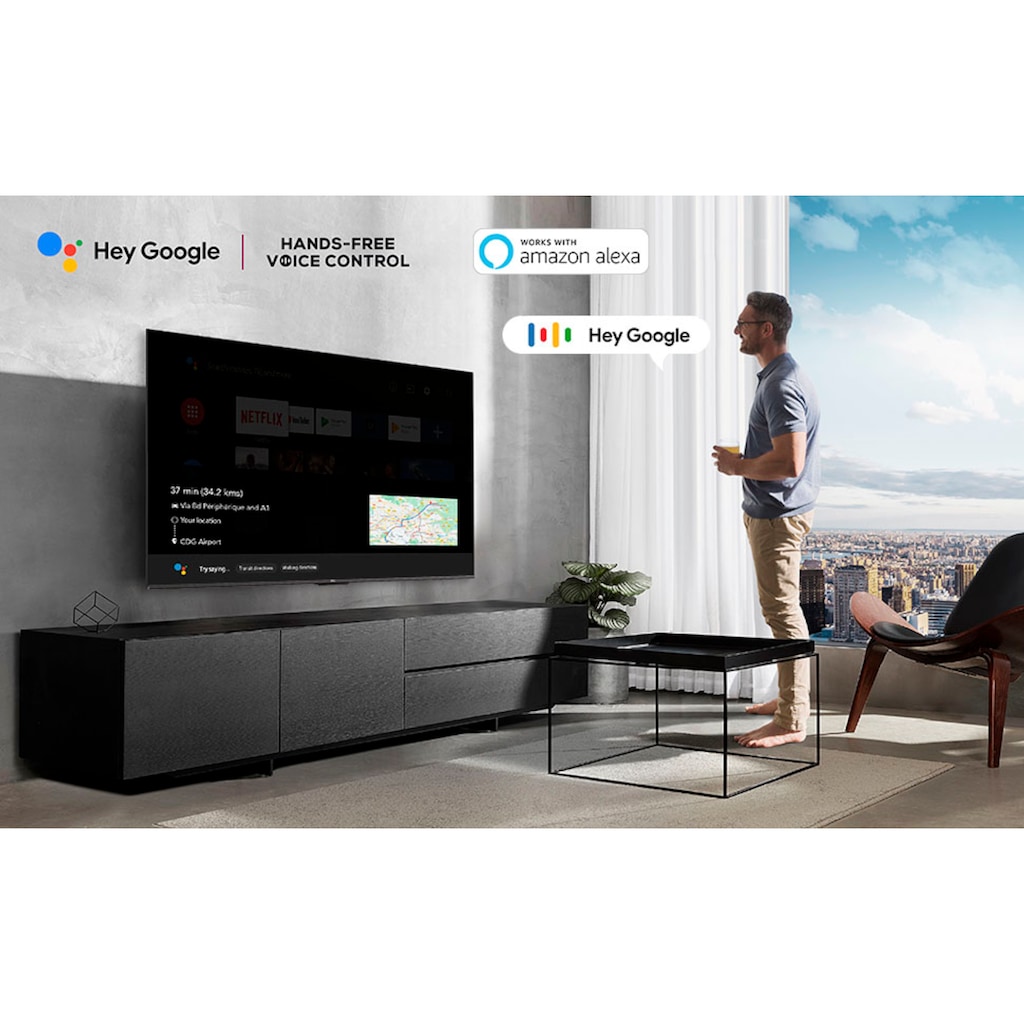 TCL LED-Fernseher »55P731X1«, 139 cm/55 Zoll, 4K Ultra HD, Smart-TV-Google TV