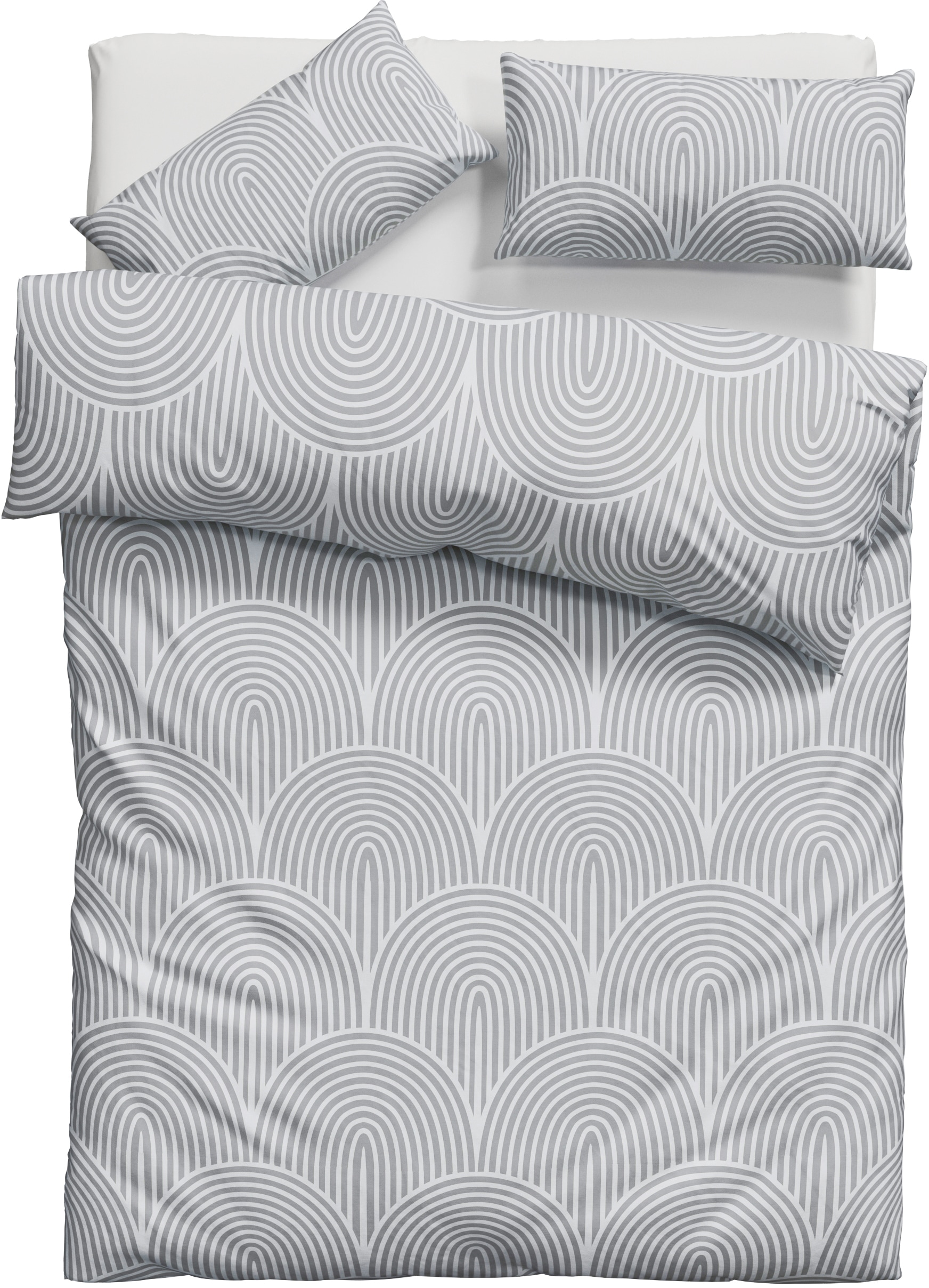 Leonique Bettwäsche »Matilda in Gr. 135x200 oder 155x220 cm« 2 Stk. tlg. Bettwäsche aus Baumwolle, Bettwäsche mit skandinavischem Design