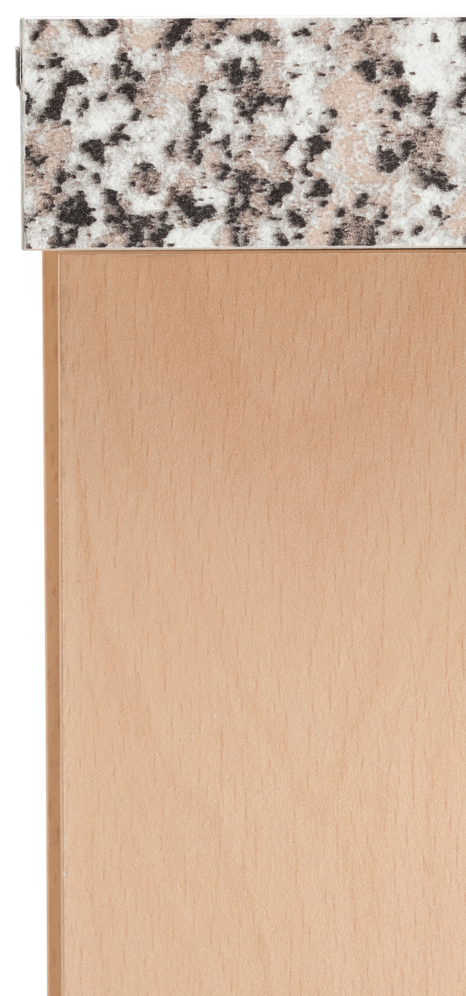 wiho Küchen Küche »Kiel« Breite 190 cm mit 28 mm starker Arbeitsplatte, Tiefe 50 cm