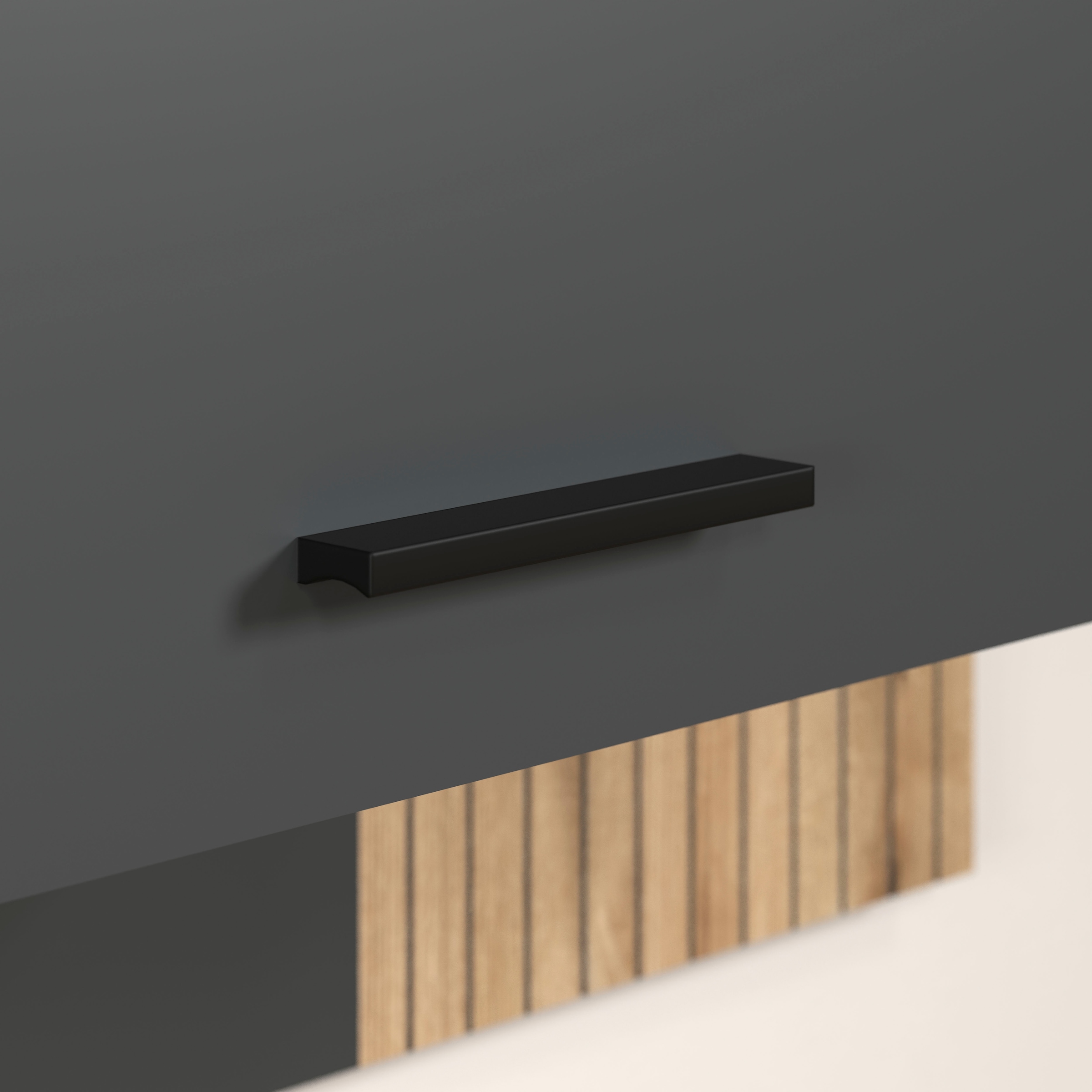 Home affaire Hängevitrine »Bajo« 1 Stk. tlg. Hängeschrank mit 1 Tür & 1 Glasboden – (B/T/H) 80/32/161 cm