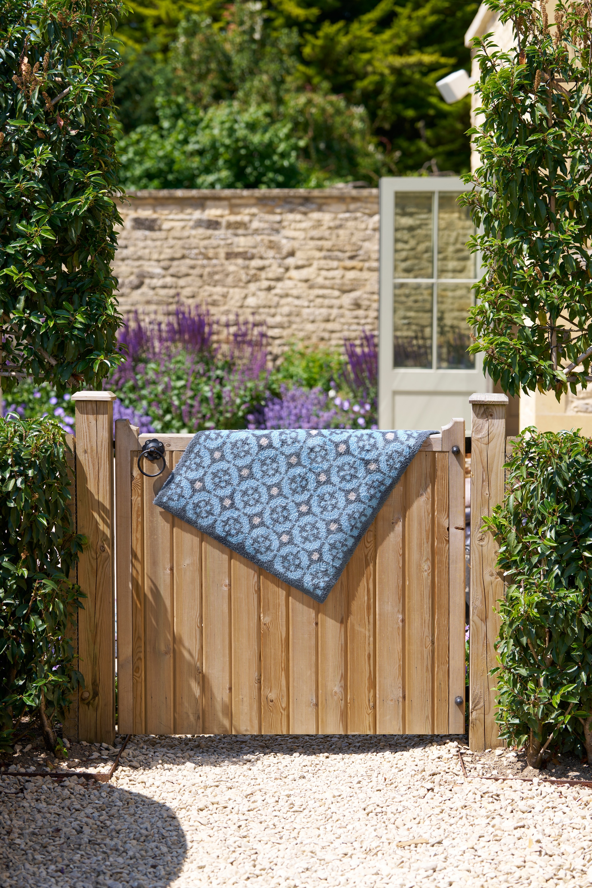 Turtle Mat Fußmatte »Parterre Blue« rechteckig 9 mm Höhe