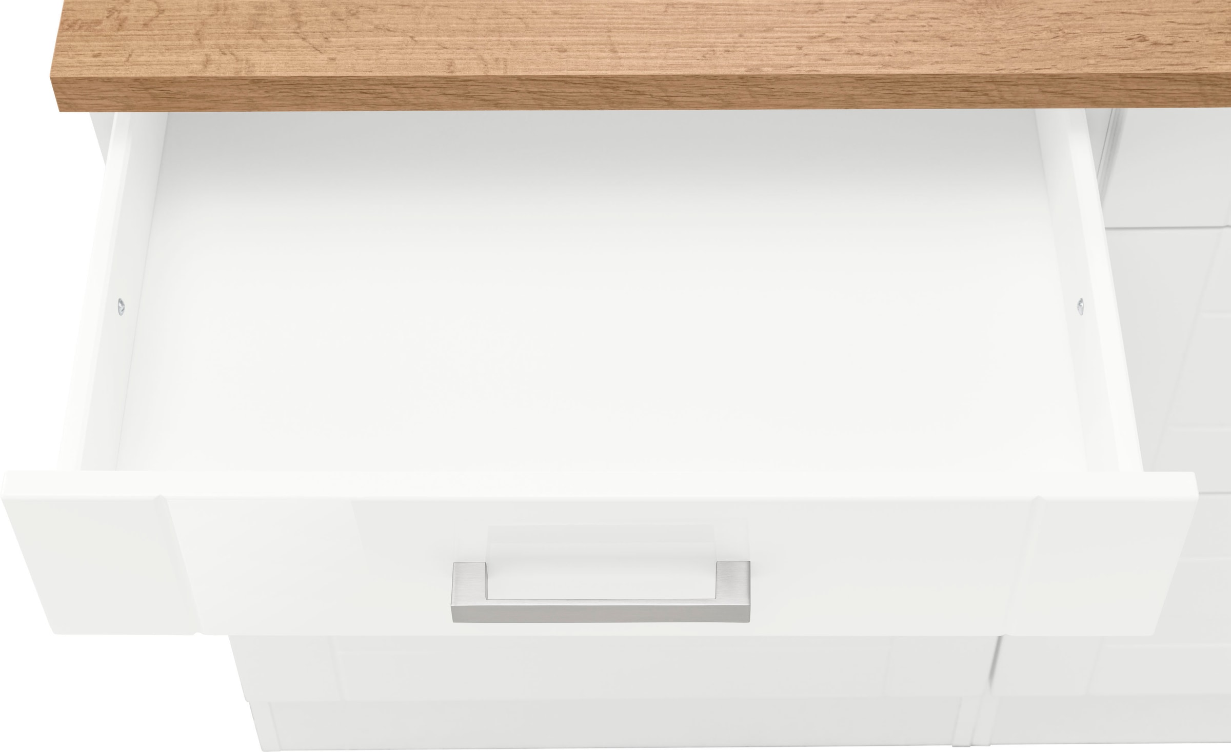 KOCHSTATION Winkelküche »KS-Tinnum« mit E-Geräten, Stellbreite 240/330 cm