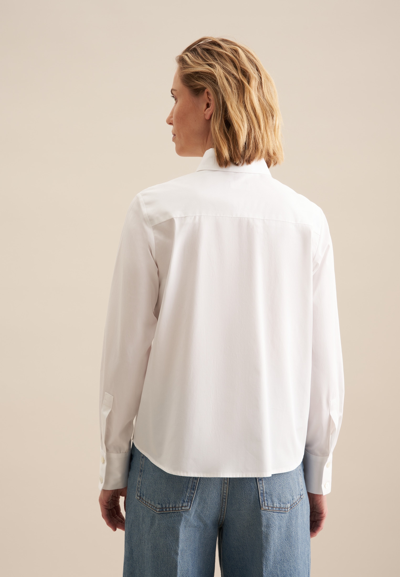 seidensticker Hemdbluse, 1/1 Kragen Uni