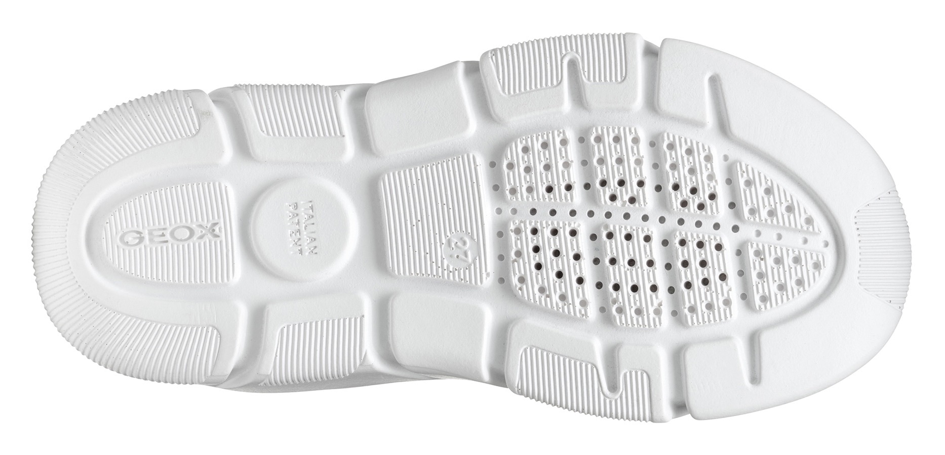 Geox Sneaker »J ARIL GIRL«, Knitwear Sneaker, Klettschuh mit glitzerndem Klettriegel