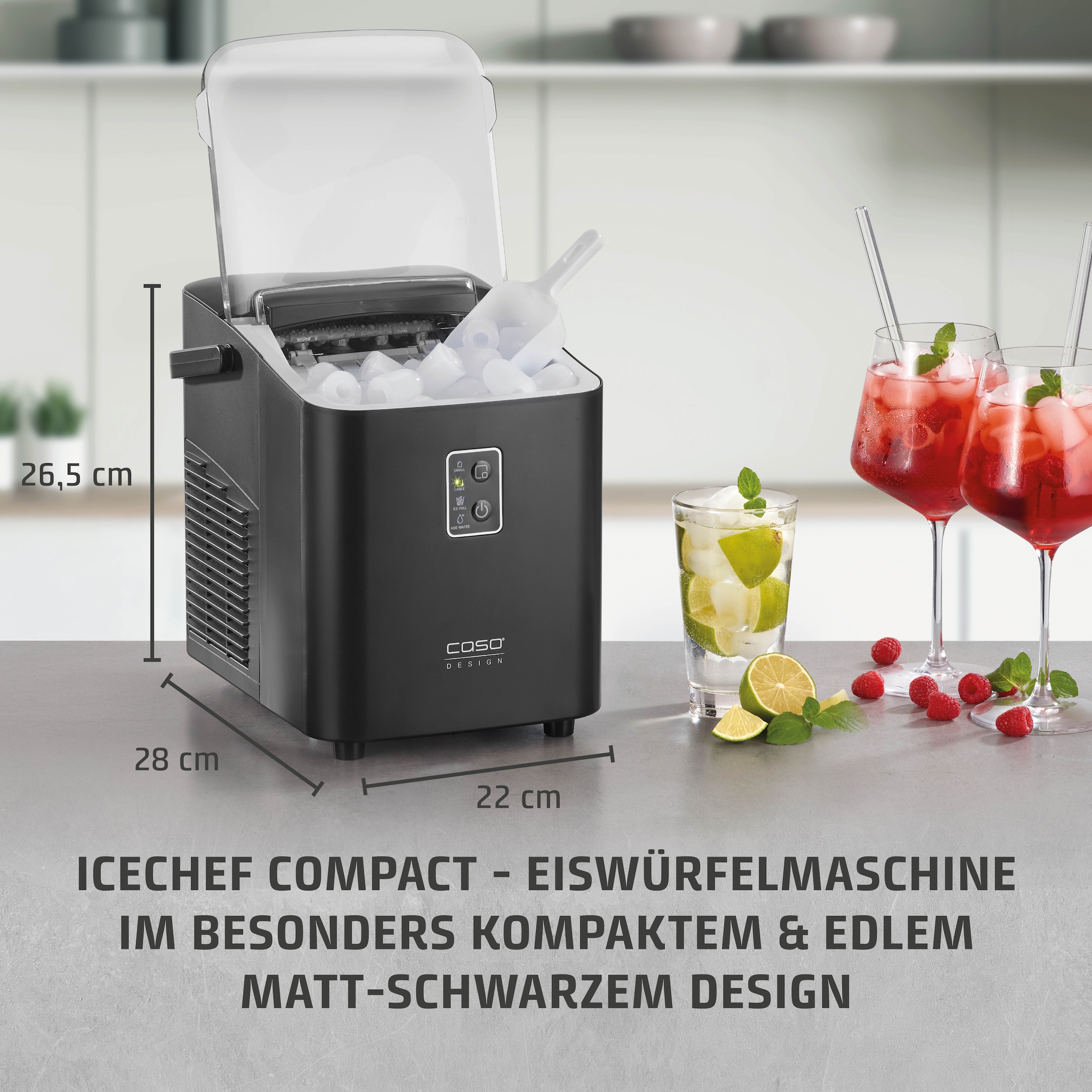 Caso Elektrischer Eiswürfelbereiter »3401 CASO IceChef Compact« 3401 CASO IceChef Compact