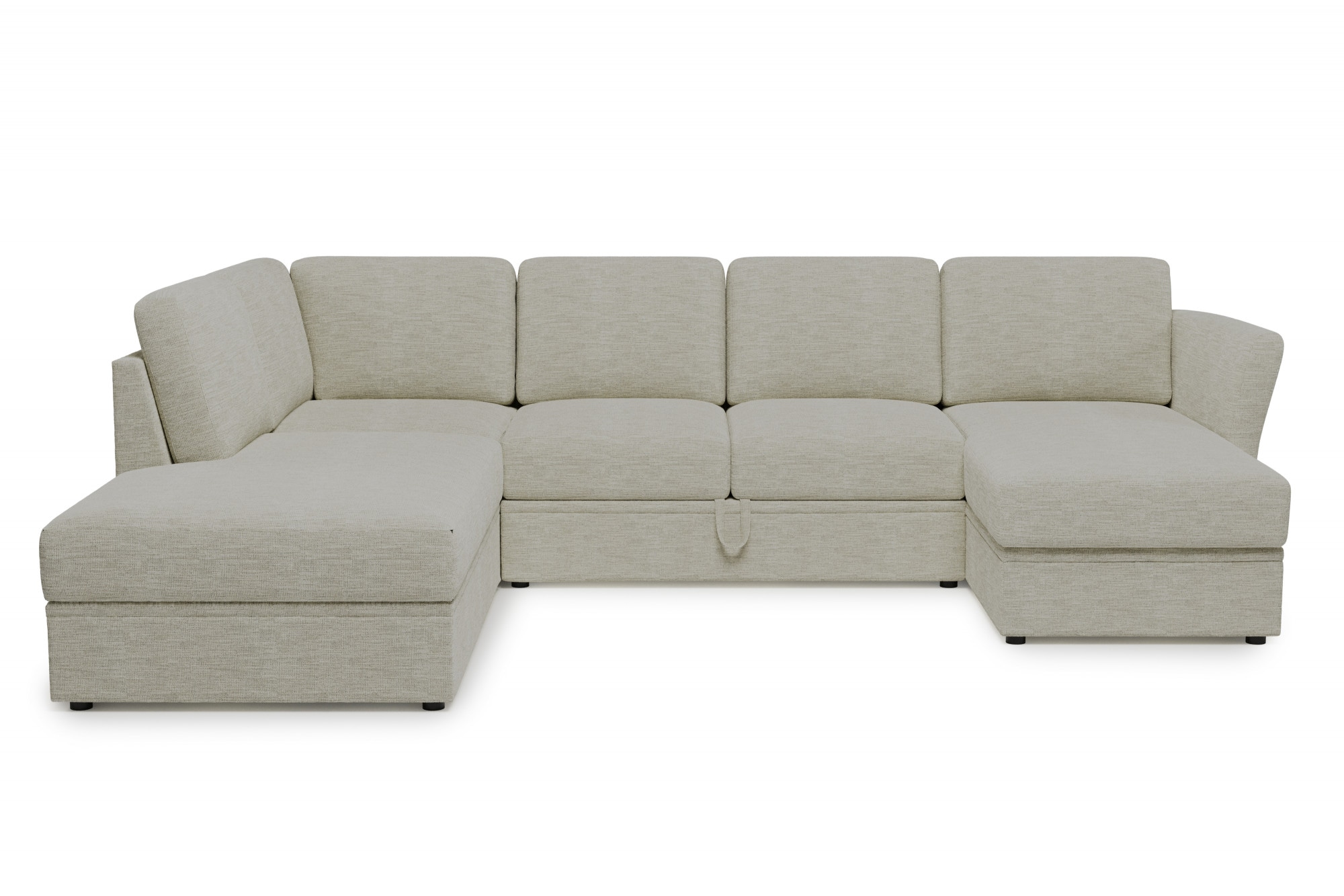 Home affaire Wohnlandschaft »Lavars Schlafsofa«, mit Bettfunktion und Stauraum, in zwei verschiedenen Bezugsqualitäten