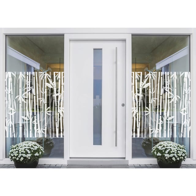 MySpotti Fensterfolie »Look Bamboo white«, halbtransparent, glattstatisch  haftend, 90 x 100 cm, statisch haftend OTTO Online Shop