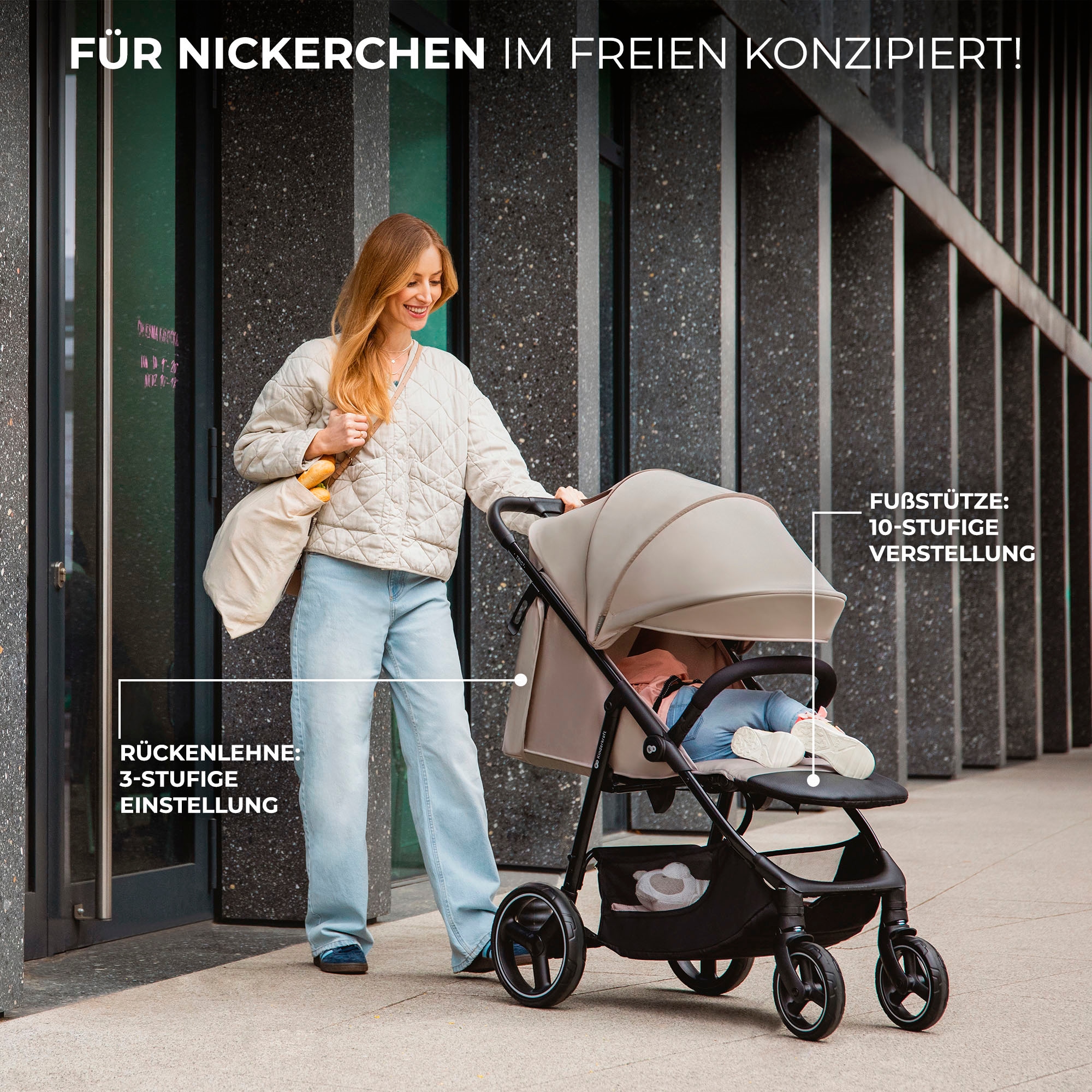 Kinderkraft Kinder-Buggy »TRIG 3«, 22 kg