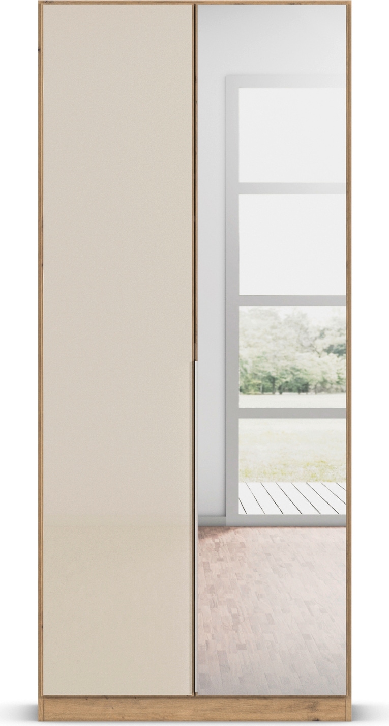 OTTO home Drehtürenschrank »Kleiderschrank Kleiderschränke Schrank Garderobe AGORDO mit Glasfront« in zwei Griff-Farben, Breiten 91-405 cm,  durchdachte Innenausstattung, in 8 Breiten und 2 Höhen MADE IN GERMANY