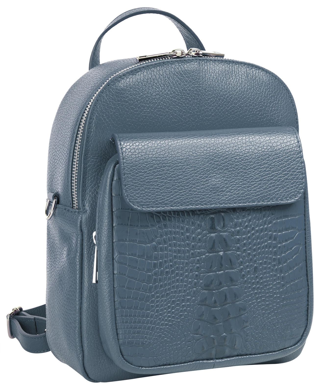 Cluty Cityrucksack, echt Leder, Made in Italy