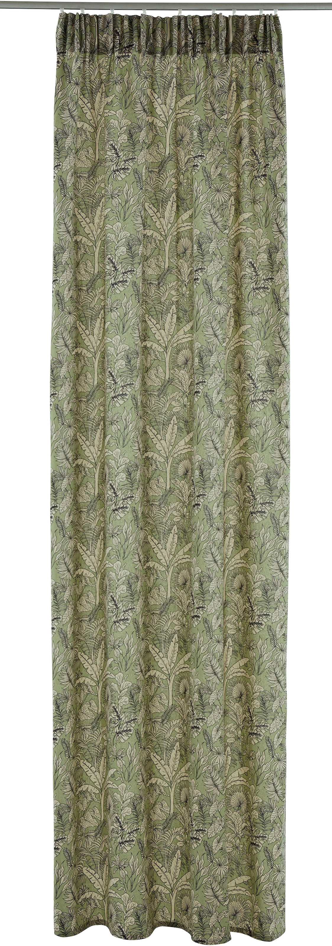 COUCH♥ Vorhang »Palmös«, (1 Bio-Baumwolle, online blickdicht, verschiedene floral, gewebt, bei OTTO bedruckt, St.), Größen