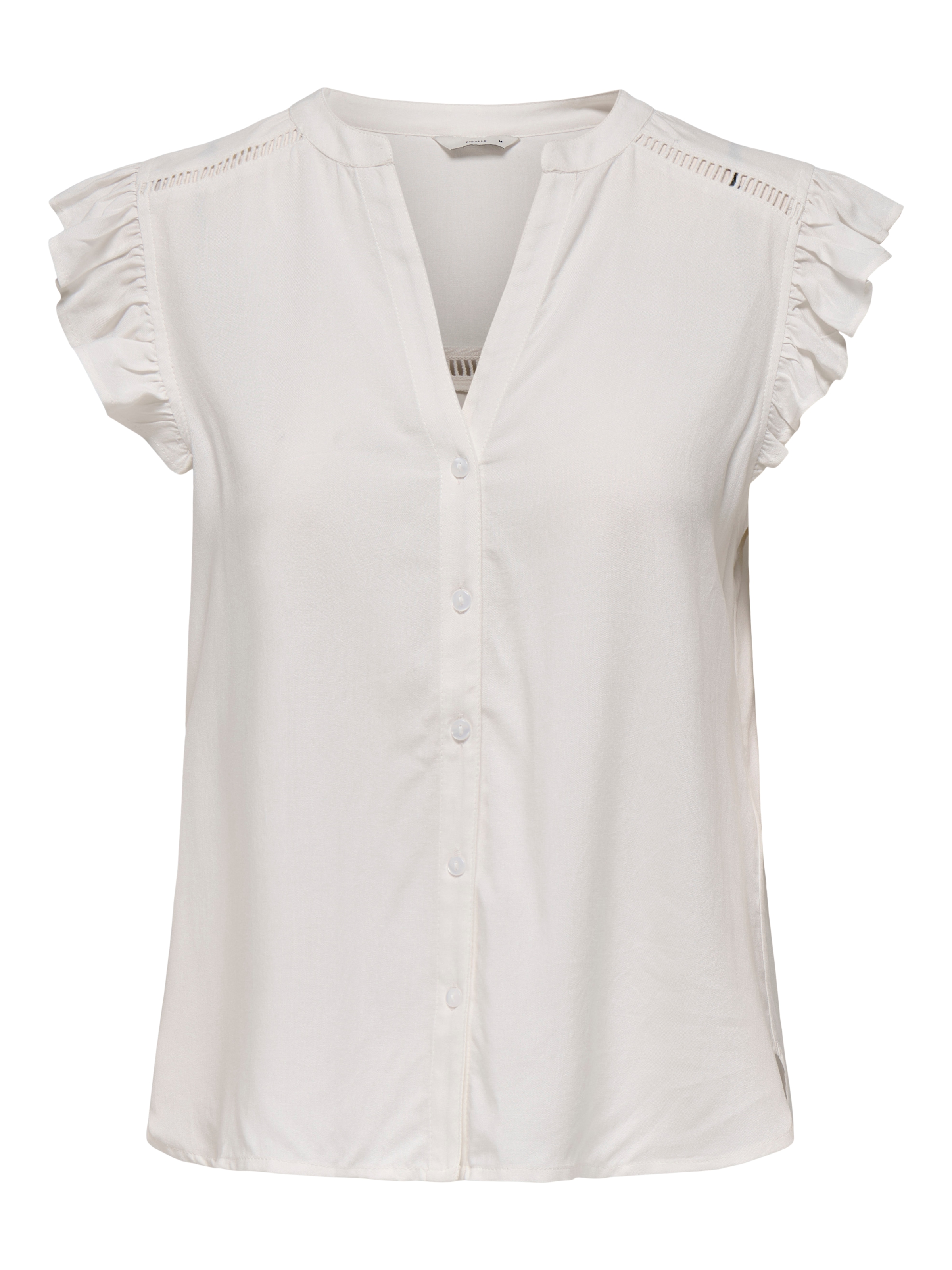 ONLY Kurzarmbluse »ONLROSELLA LIFE CAPSLEEVE SHIRT WVN NOOS« Viskose, regular fit