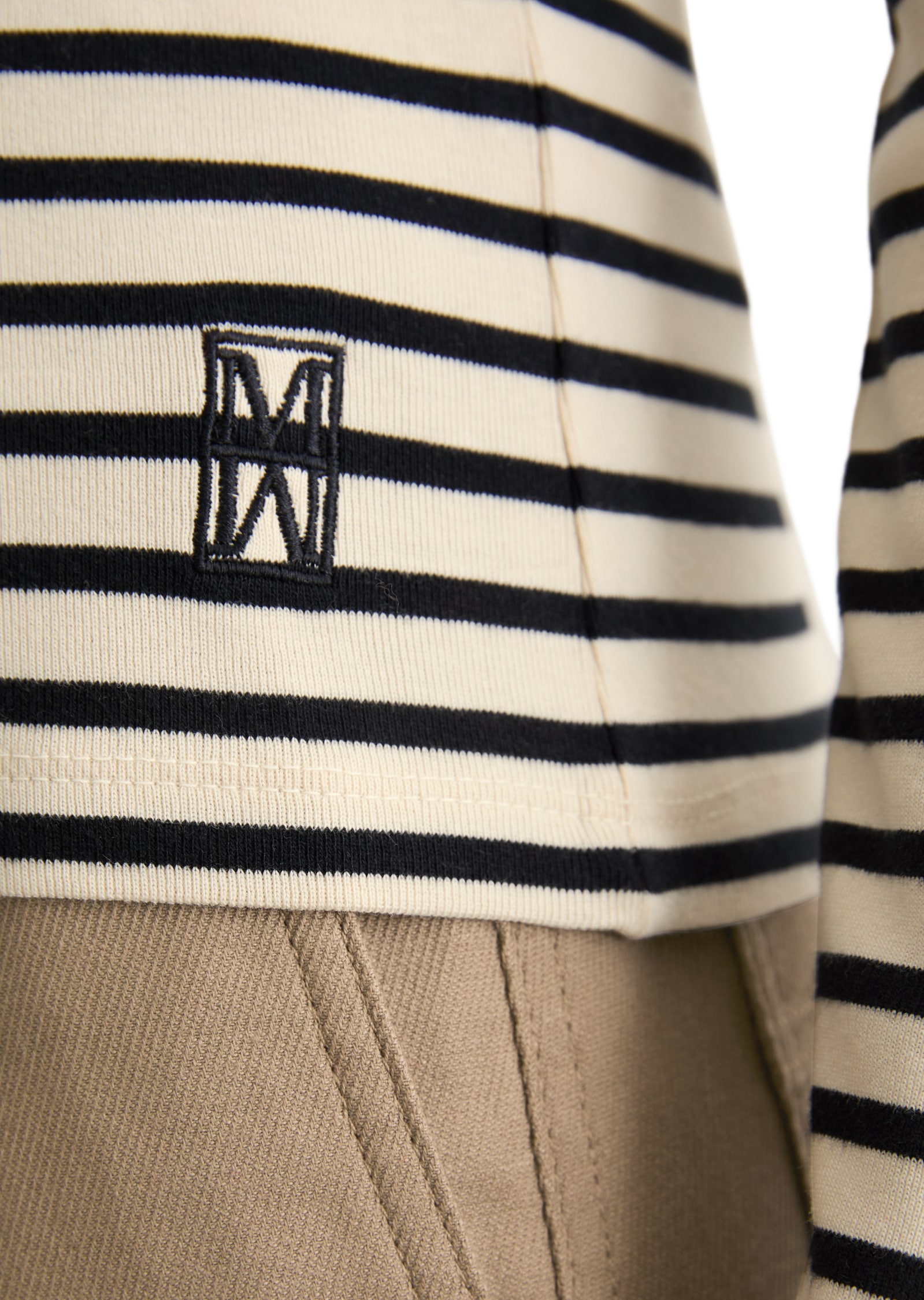 Marc O'Polo Longsleeve »regular fit aus reiner Bio-Baumwolle« geringelt