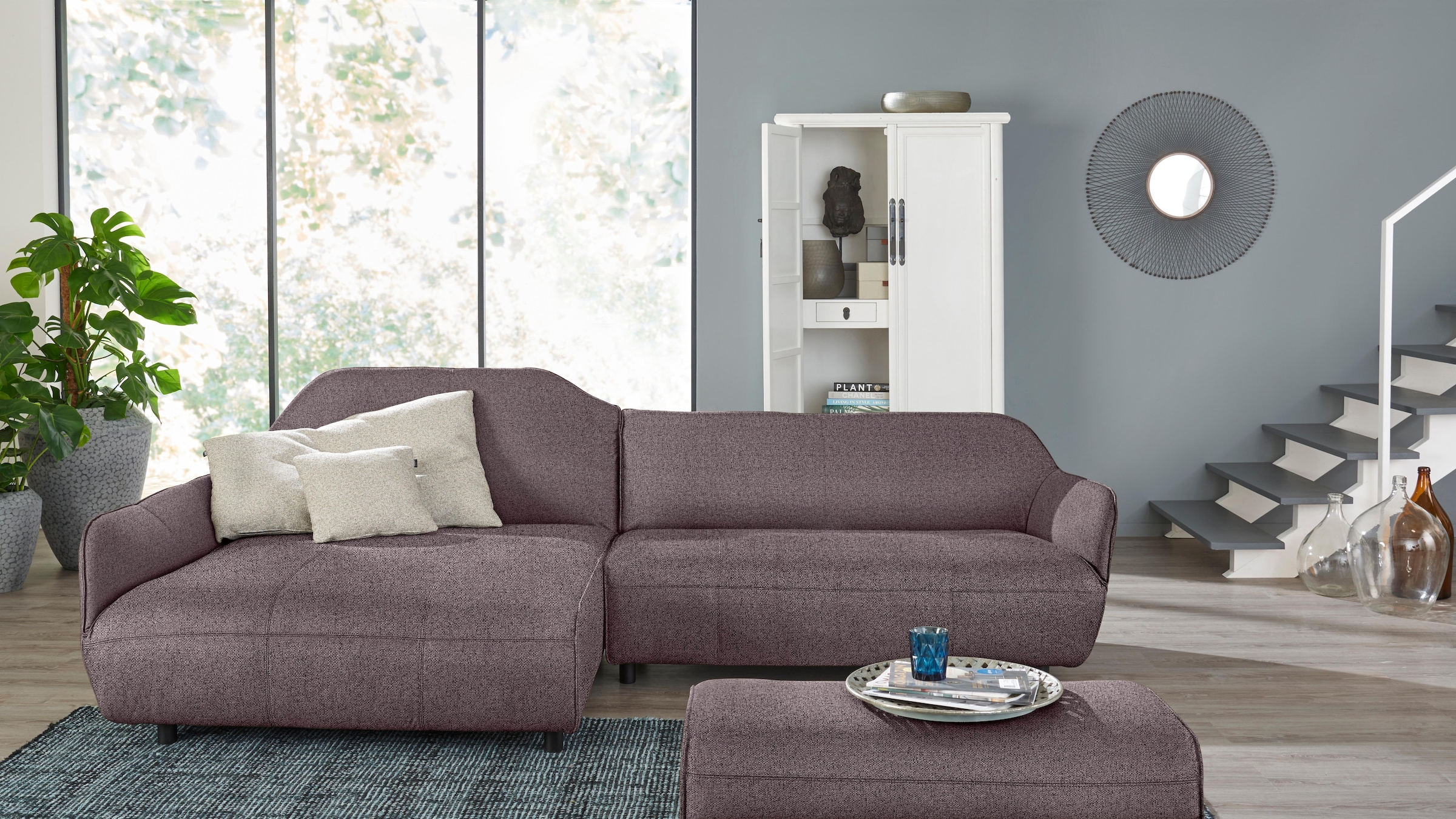 hülsta sofa Ecksofa »hs.480«, kaufen in 2 Bezugsqualitäten online
