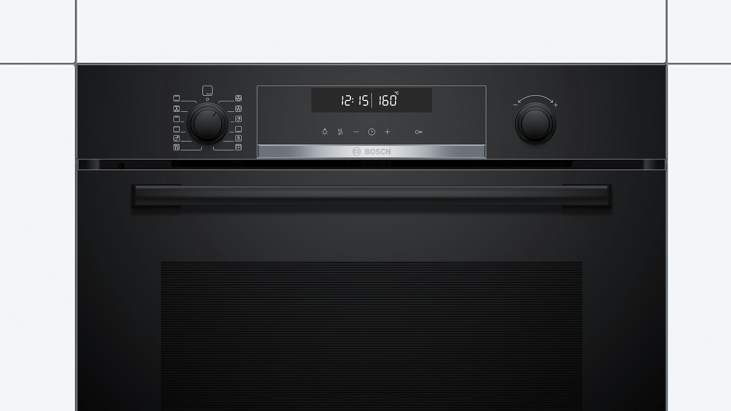 BOSCH Pyrolyse Backofen »HBA578BS0«, Serie 6, HBA578BB0, mit Teleskopauszug nachrüstbar, Pyrolyse-Selbstreinigung