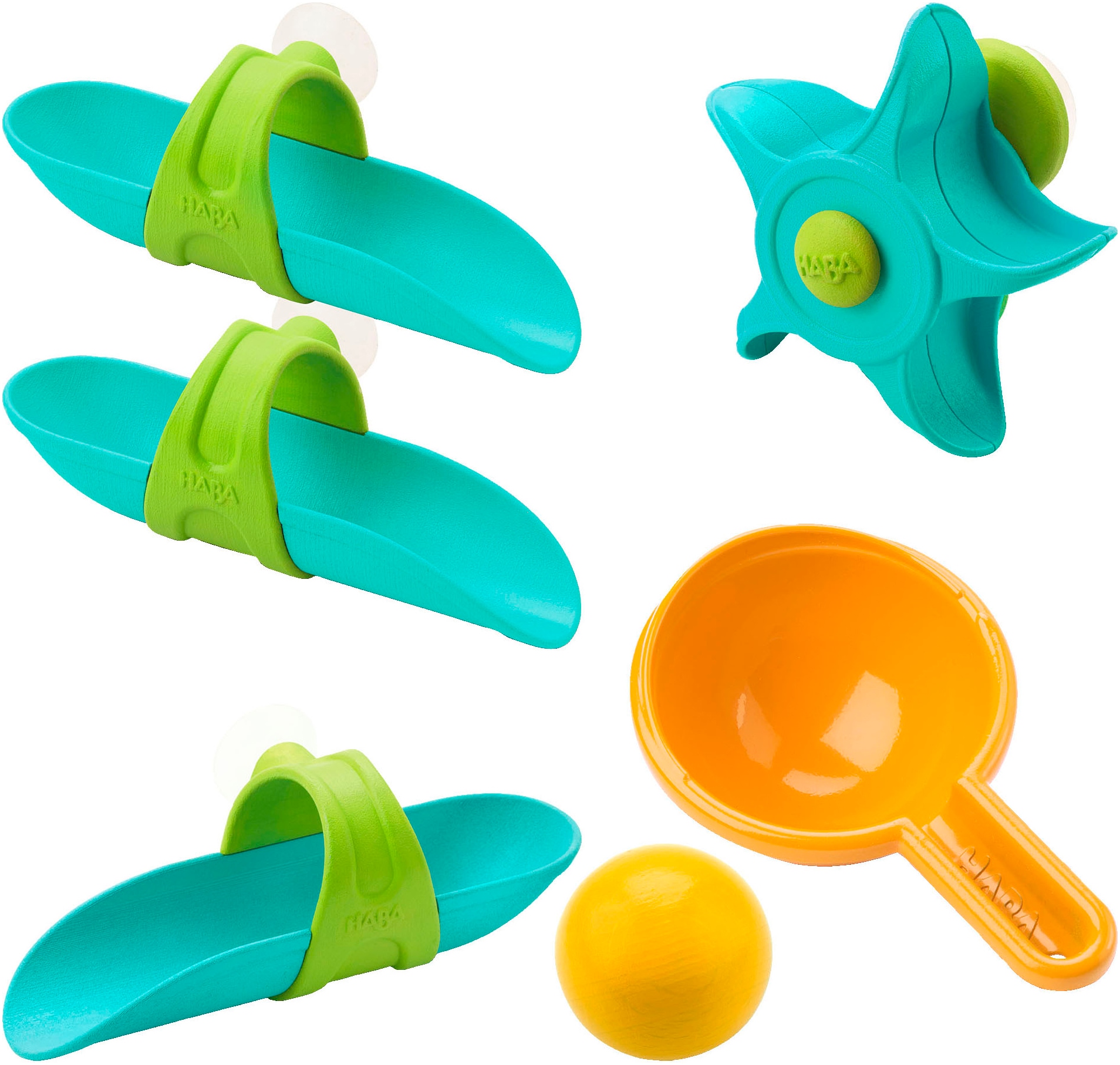 Haba Kugelbahn »Kugelbahn Badespaß-Wasserbahn« in bunt, Größe 0