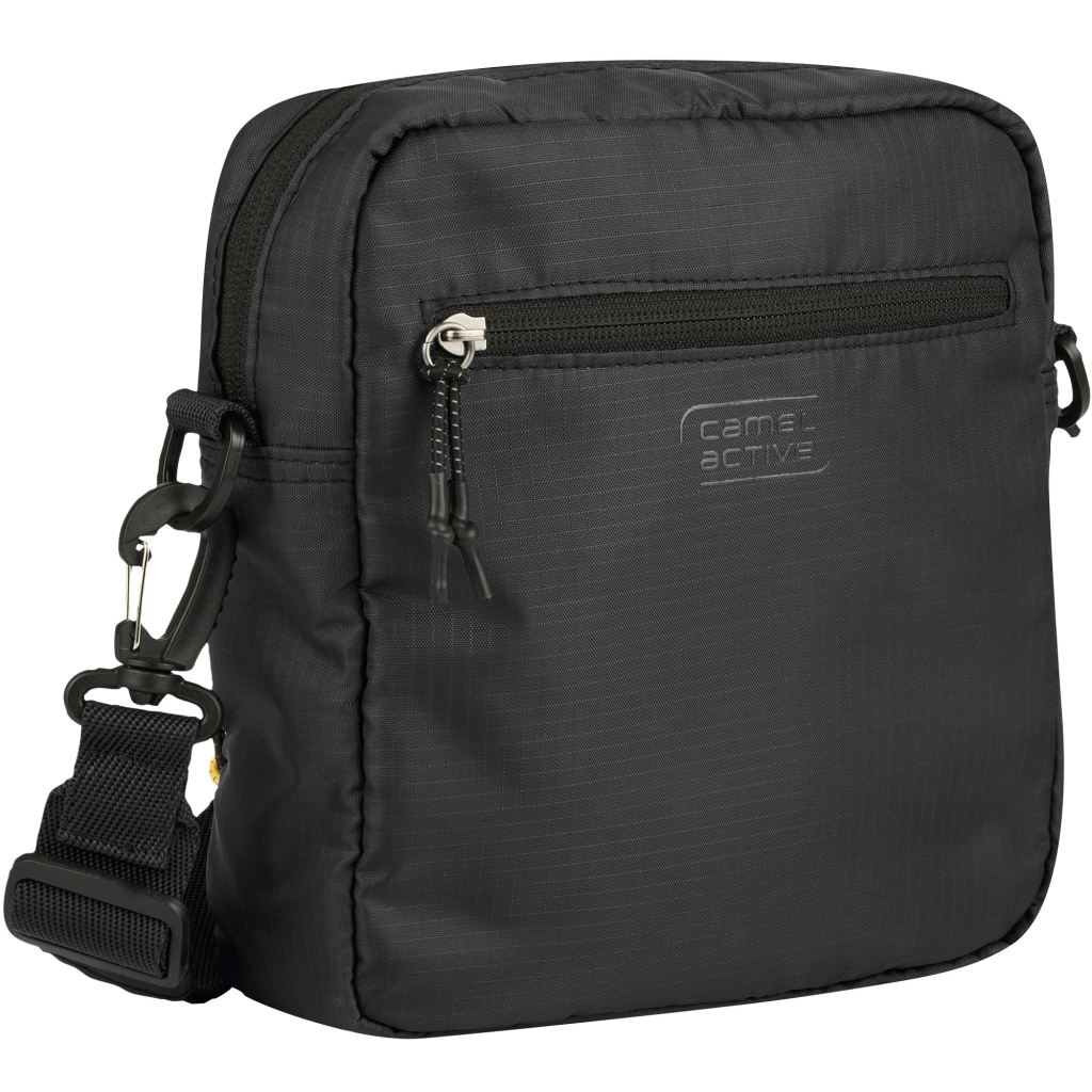 camel active Umhängetasche »Shores« Ultraleicht mit sportiver Schnürung abnehmbare Pouch & Reflektdetails