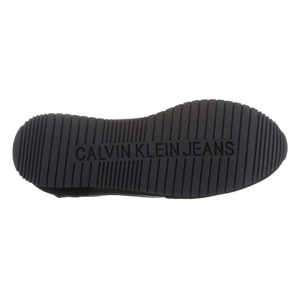 Calvin Klein Jeans Slip-On Sneaker »RUNNER SOCK LACEUP NY-LTH WN«