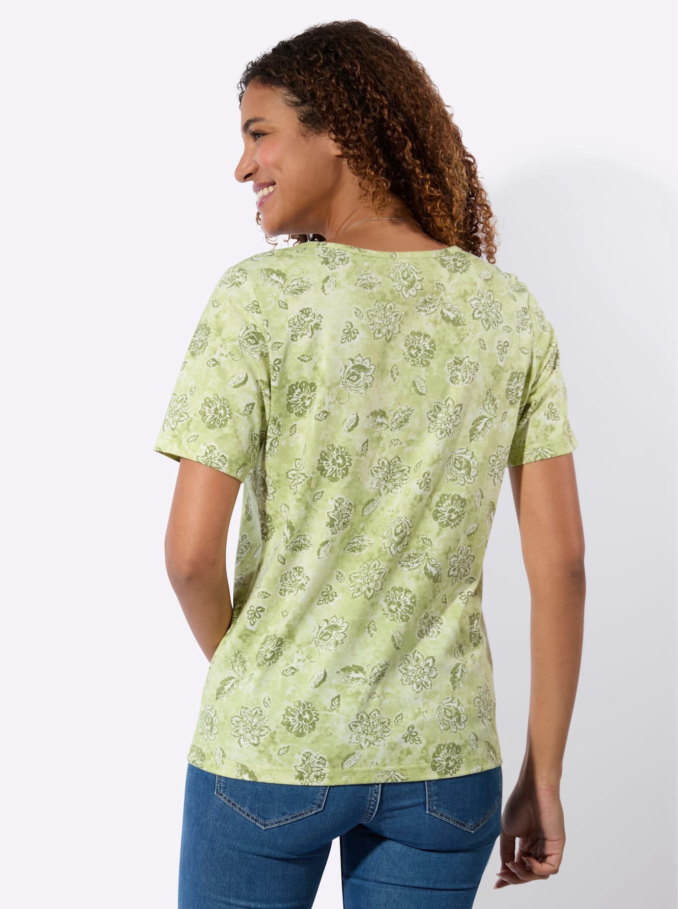 Inspirationen Kurzarmshirt »Rundhals-Shirt« 1 tlg.