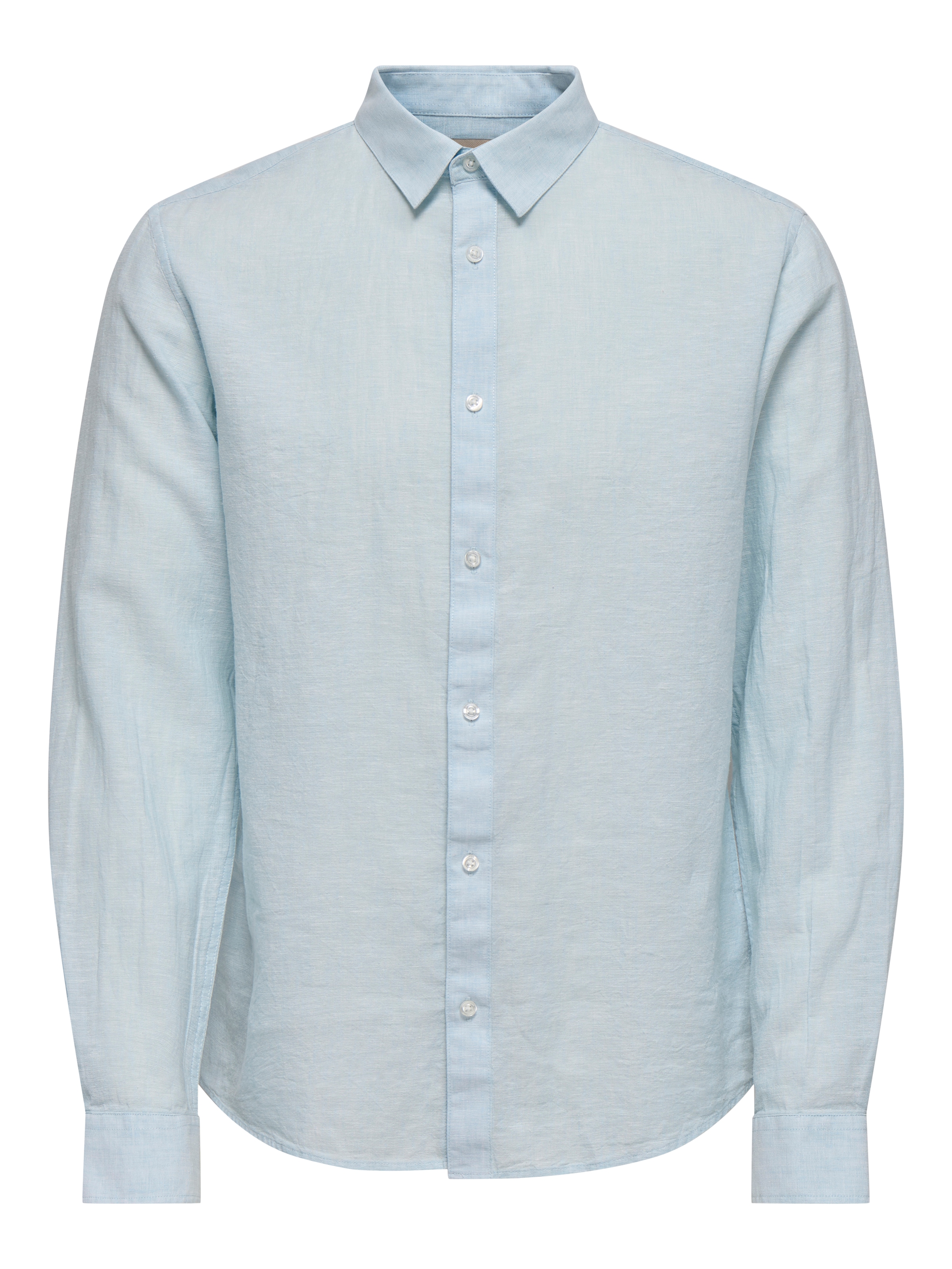 ONLY & SONS Langarmhemd »ONSCAIDEN LS SOLID LINEN SHIRT NOOS«