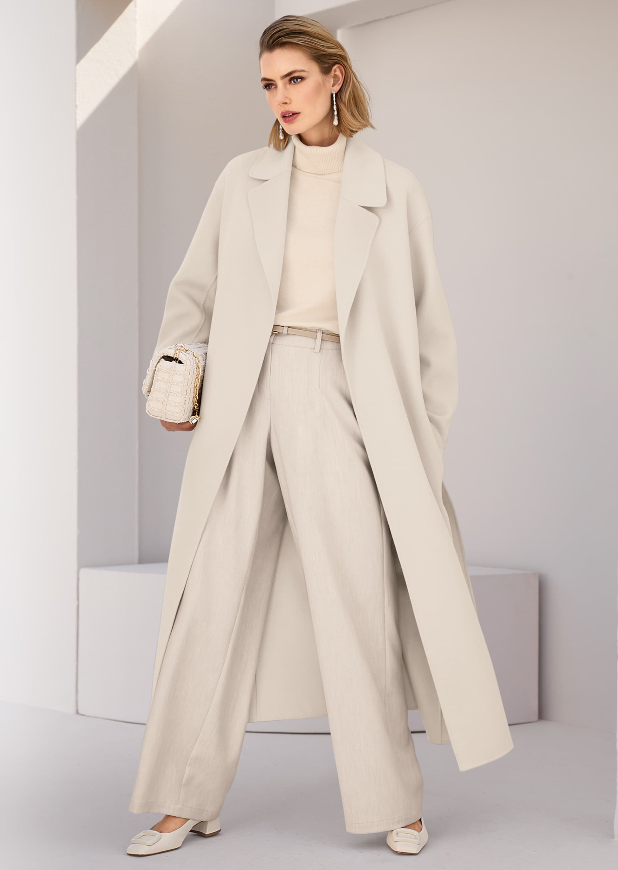 MADELEINE Longpullover »Strickpullover Schmaler Feinstrickpullover«