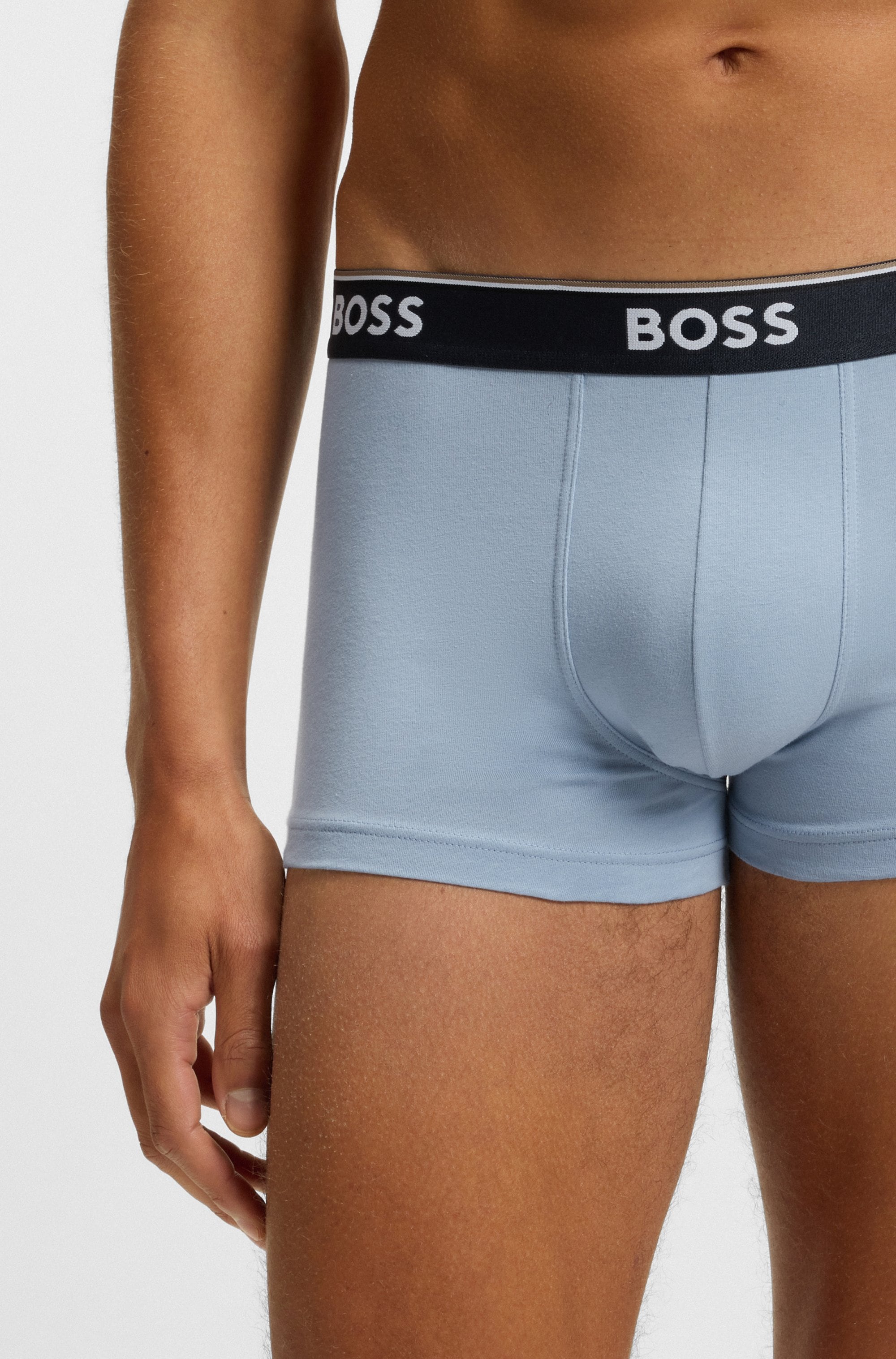 BOSS Trunk »3P Power«, (Packung, 3 St.), mit BOSS Schriftzug auf dem Bund