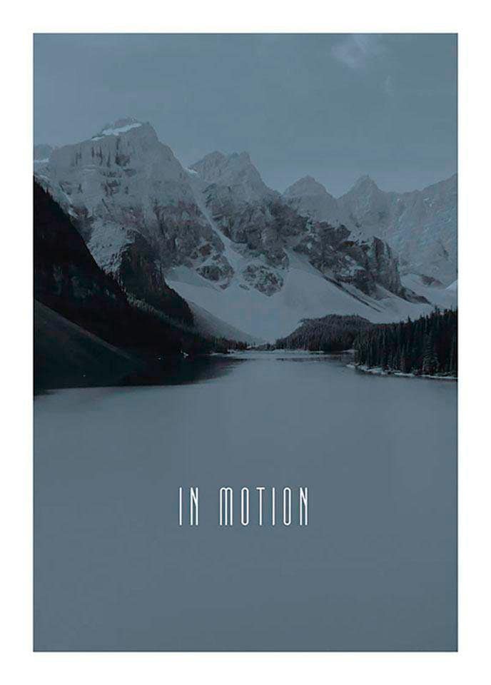 Komar Poster »Word Lake In Motion Steel«, Natur, (1 St.), Kinderzimmer,  Schlafzimmer, Wohnzimmer bestellen online bei OTTO