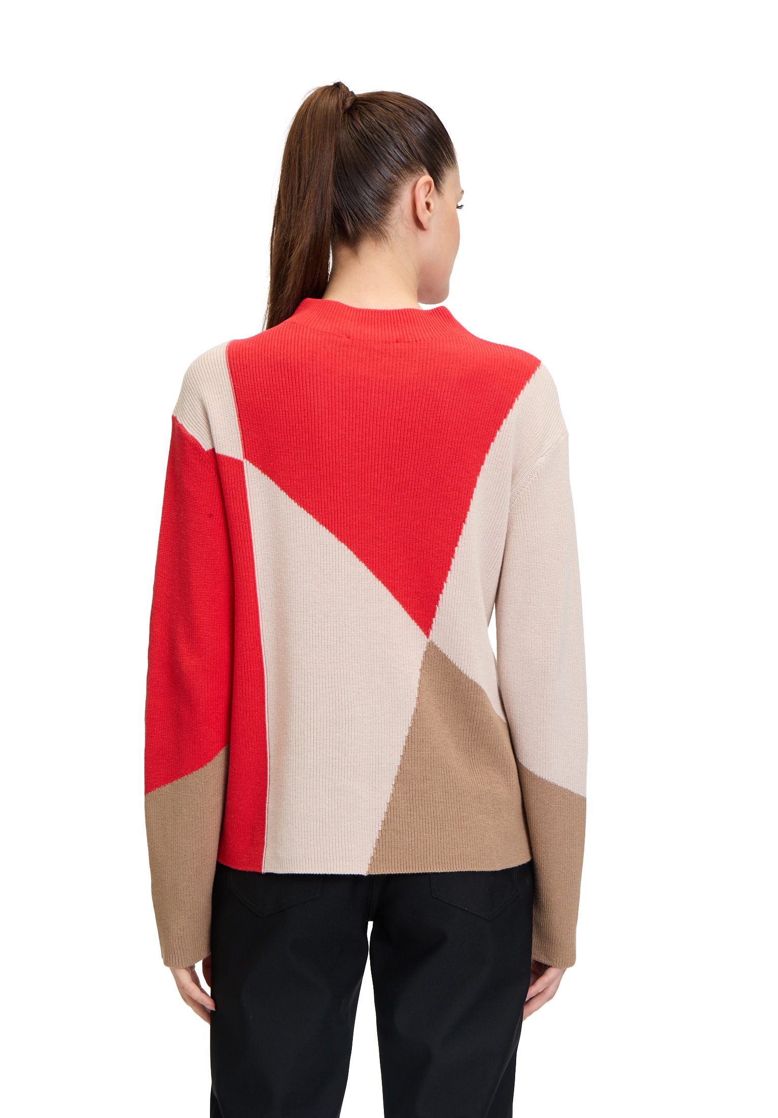 Betty Barclay Rundhalspullover »Feinstrickpullover mit Intarsie«