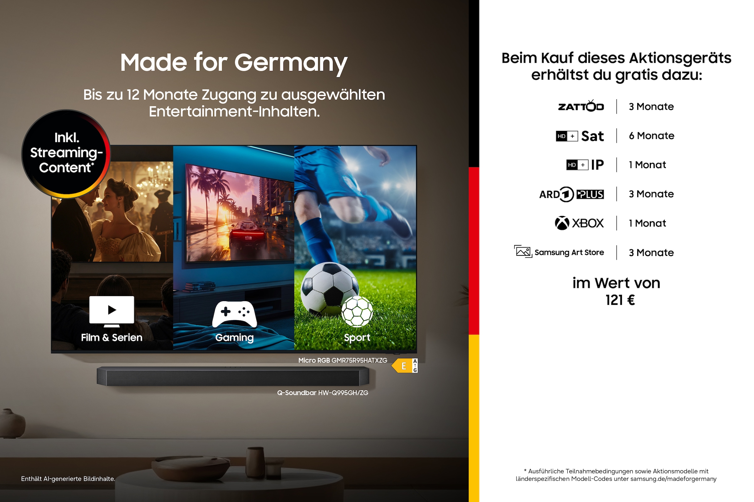 Samsung LED-Fernseher »UE27LSM7FAX« 68 cm/27 ″ QHD Smart-TV