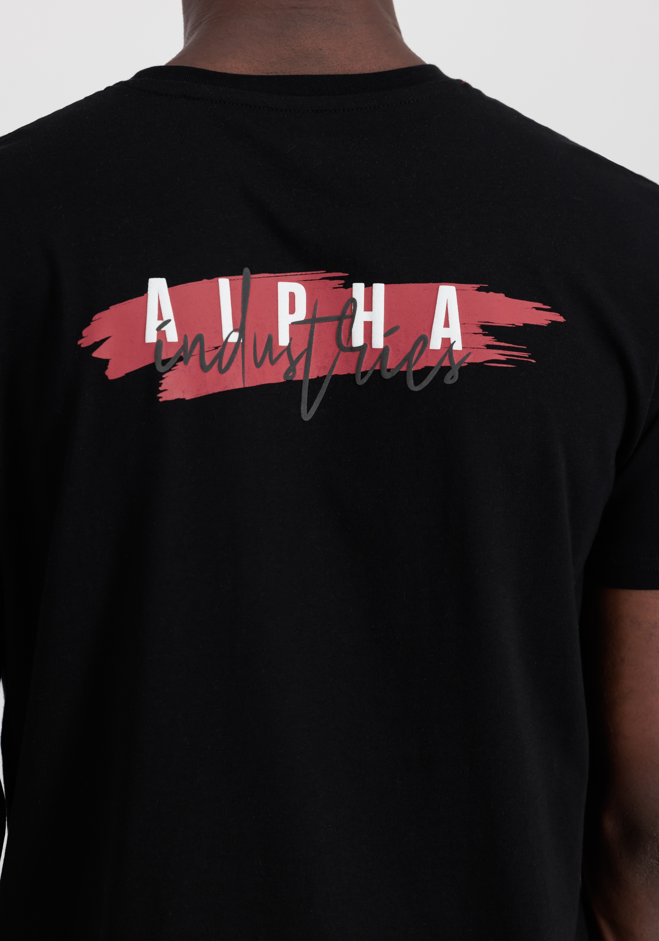 Alpha Industries T-Shirt »Signature Puff Print Backprint T-Shirt«