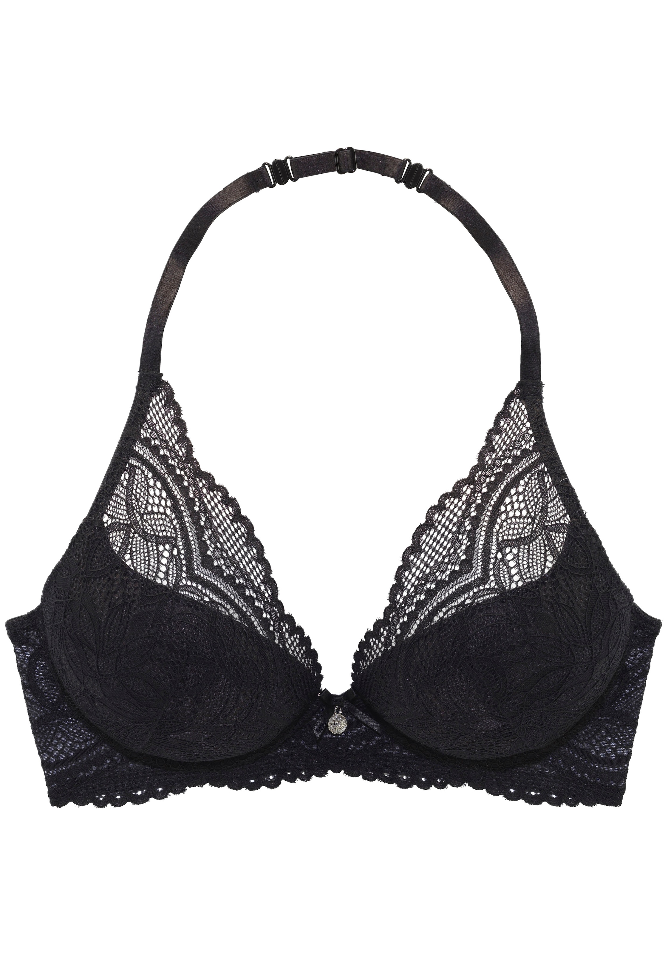Nuance Neckholder-BH »Vivianna«, mit verschiedenen Träger Varianten, mit floraler Spitze, Dessous