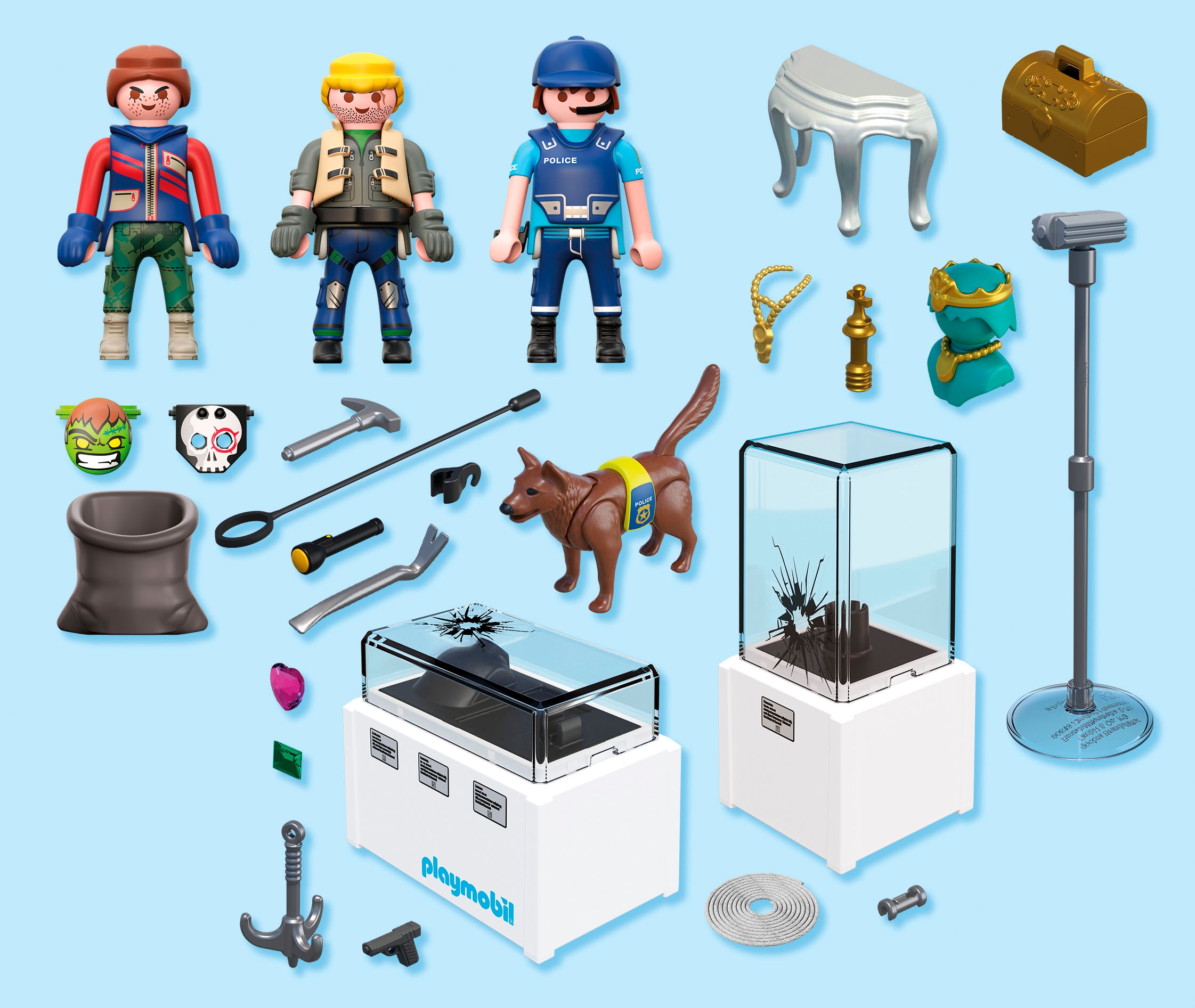 Playmobil® Konstruktions-Spielset »Diamentenraub (71876), Action Heroes«, (50 St.), Made in Europe