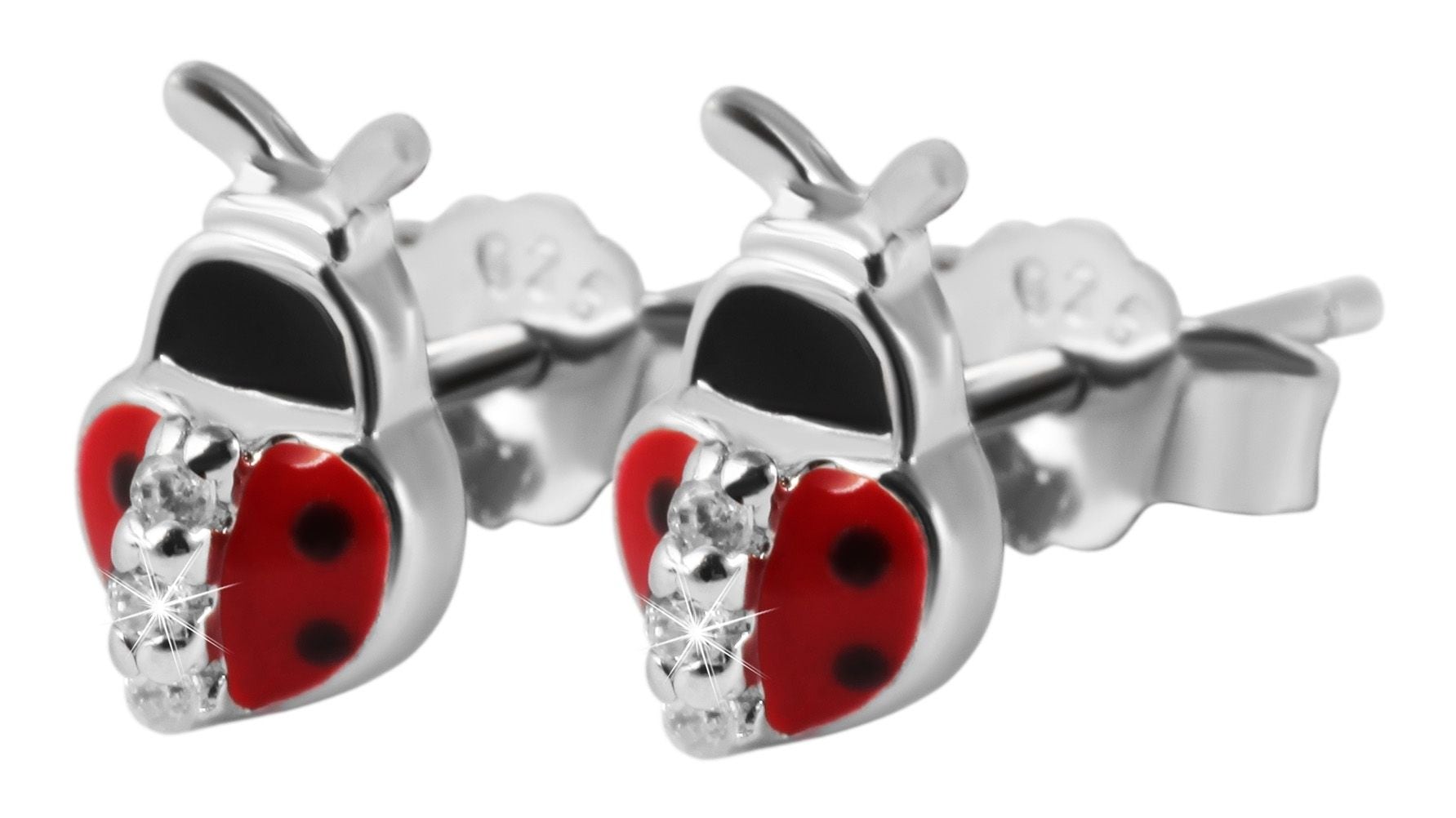 Adelia´s Paar Ohrstecker »Mädchen Ohrringe ¿ Ohrstecker aus 925 Silber mit Zirkonia«