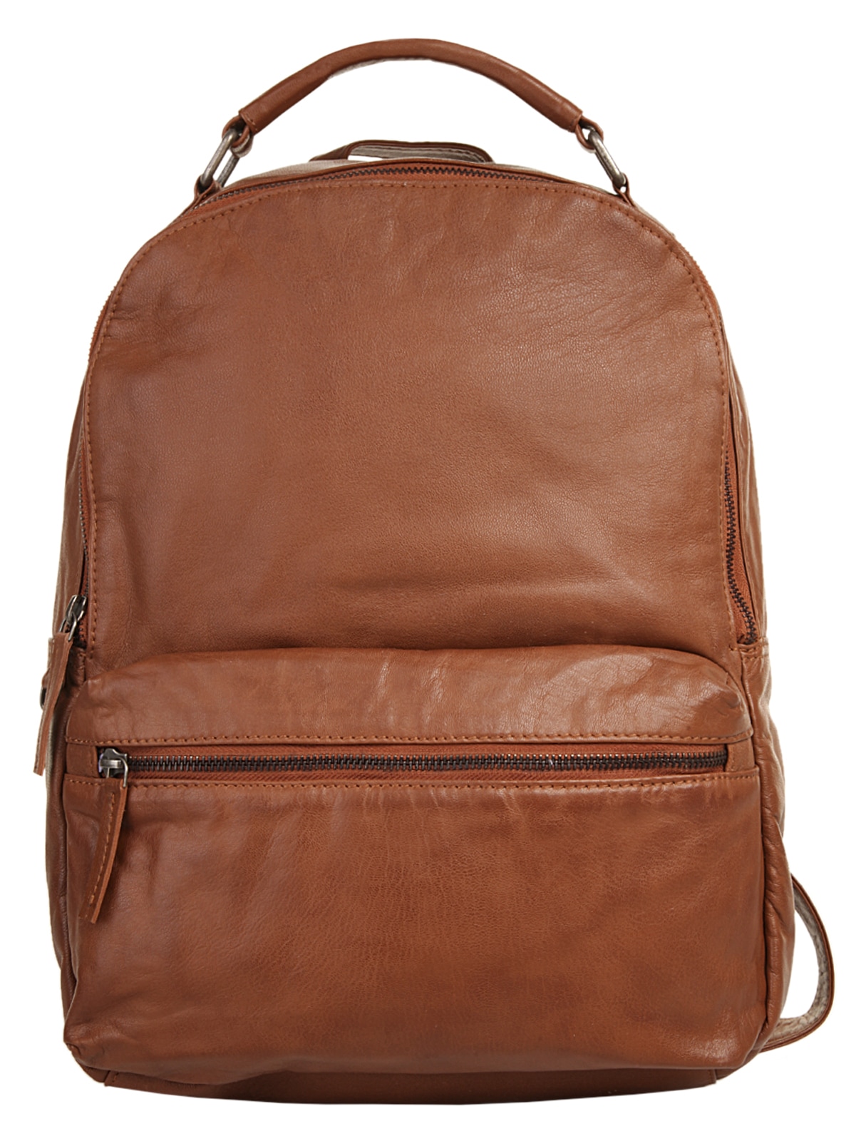 Cityrucksack, echt Leder