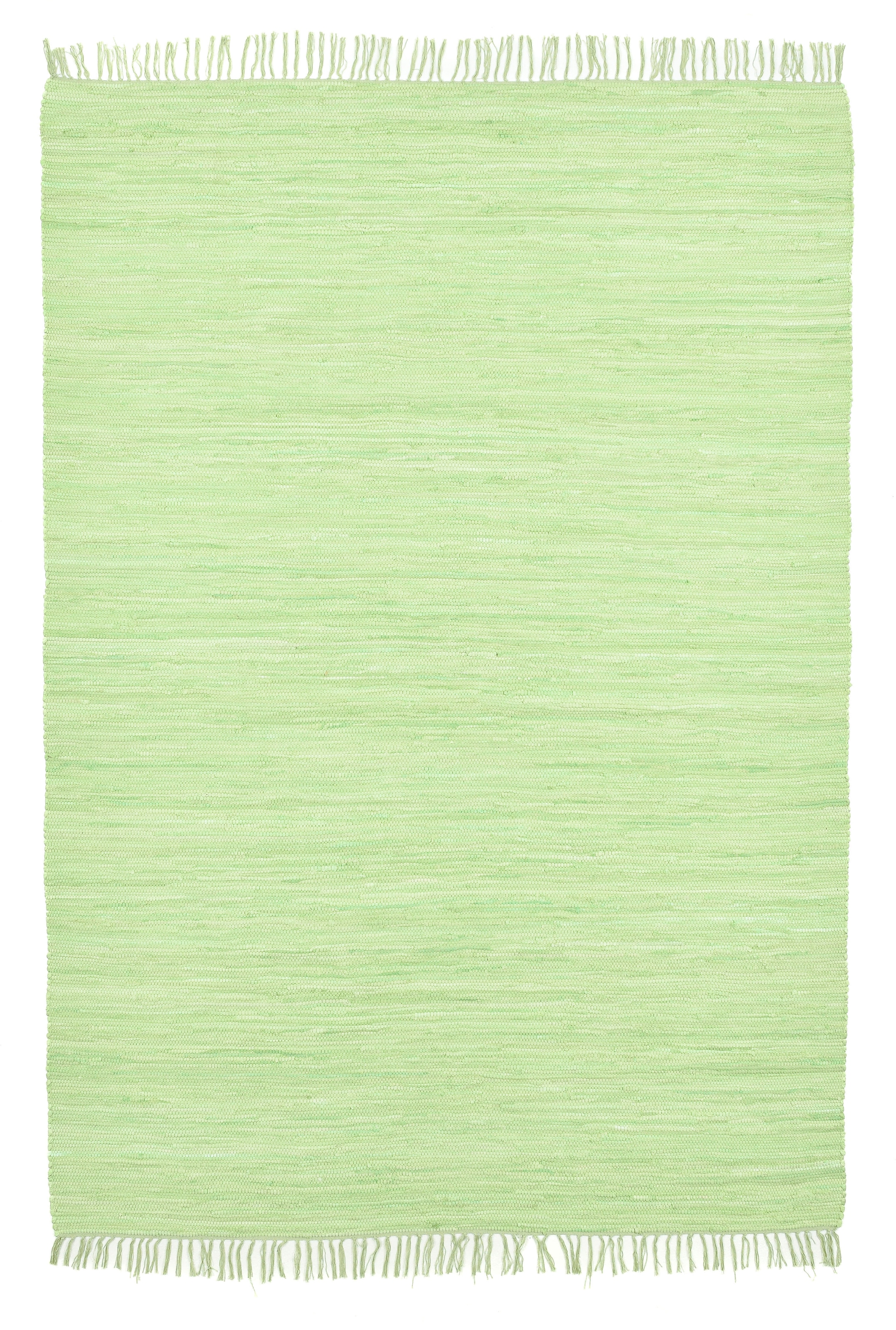 my home Kinderteppich »Insa Fleckerl«, rechteckig, 5 mm Höhe, Uni Farben, pastell, handgewebt, pflegeleicht, waschbar, Kinderzimmer