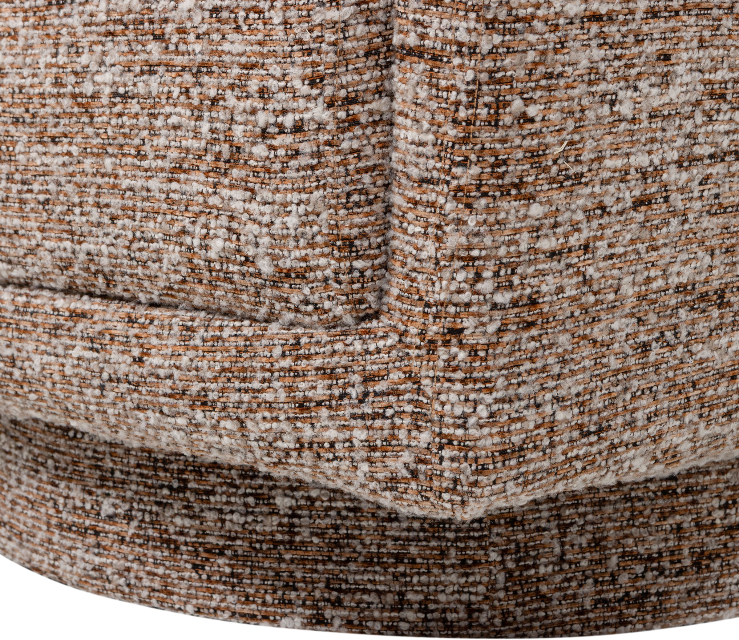 WOOOD Drehsessel »Oska mit Sizz-Melange-Bezug und Drehmechanismus B 78 x T 79 x H 64 cm« Tragkraft 130 kg, Hohe Verschleißfestigkeit, Armlehnen integriert