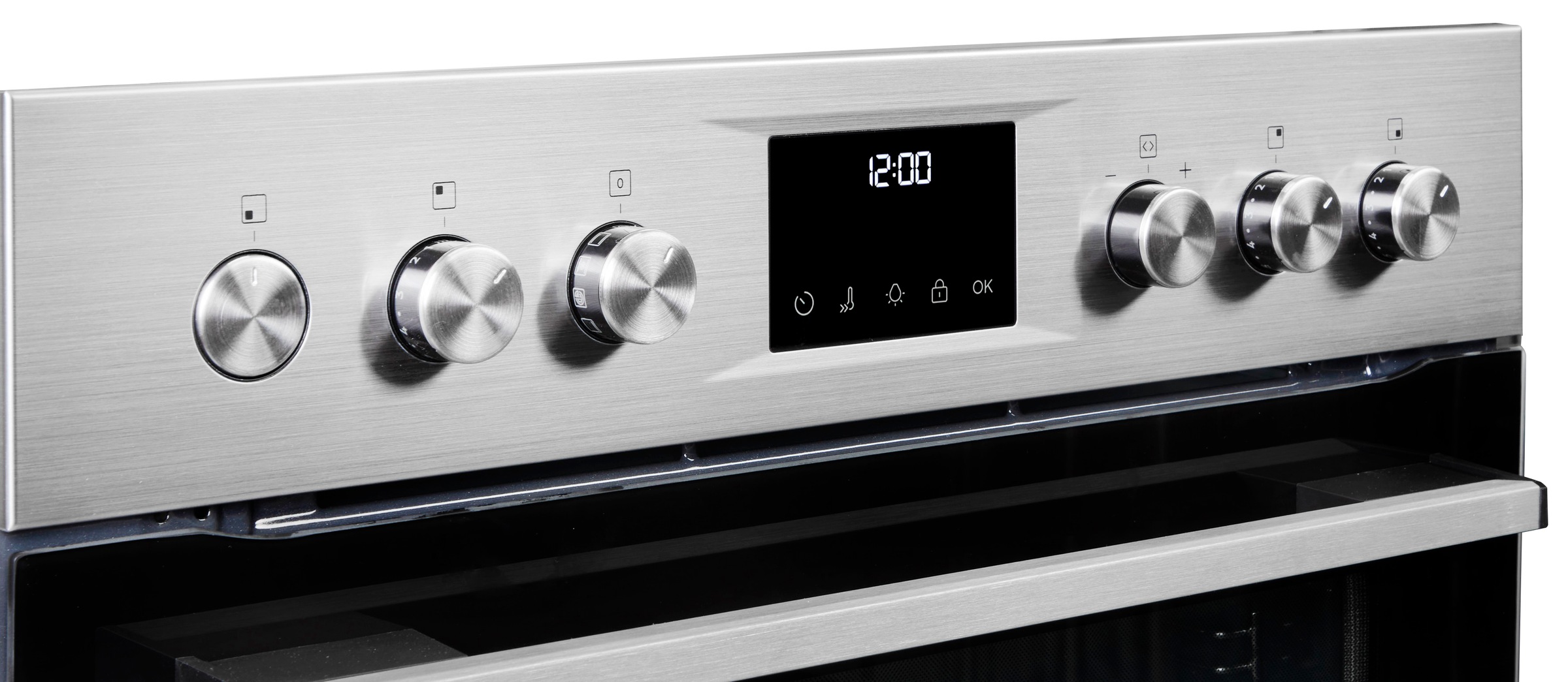 AEG Elektro-Herd-Set Serie 5000 »OU5PE40SM« Pyrolyse-Selbstreinigung Heißluft: Gleichmäßiges Garen auf 3 Ebenen: ideal für Mehrblech‑Backen