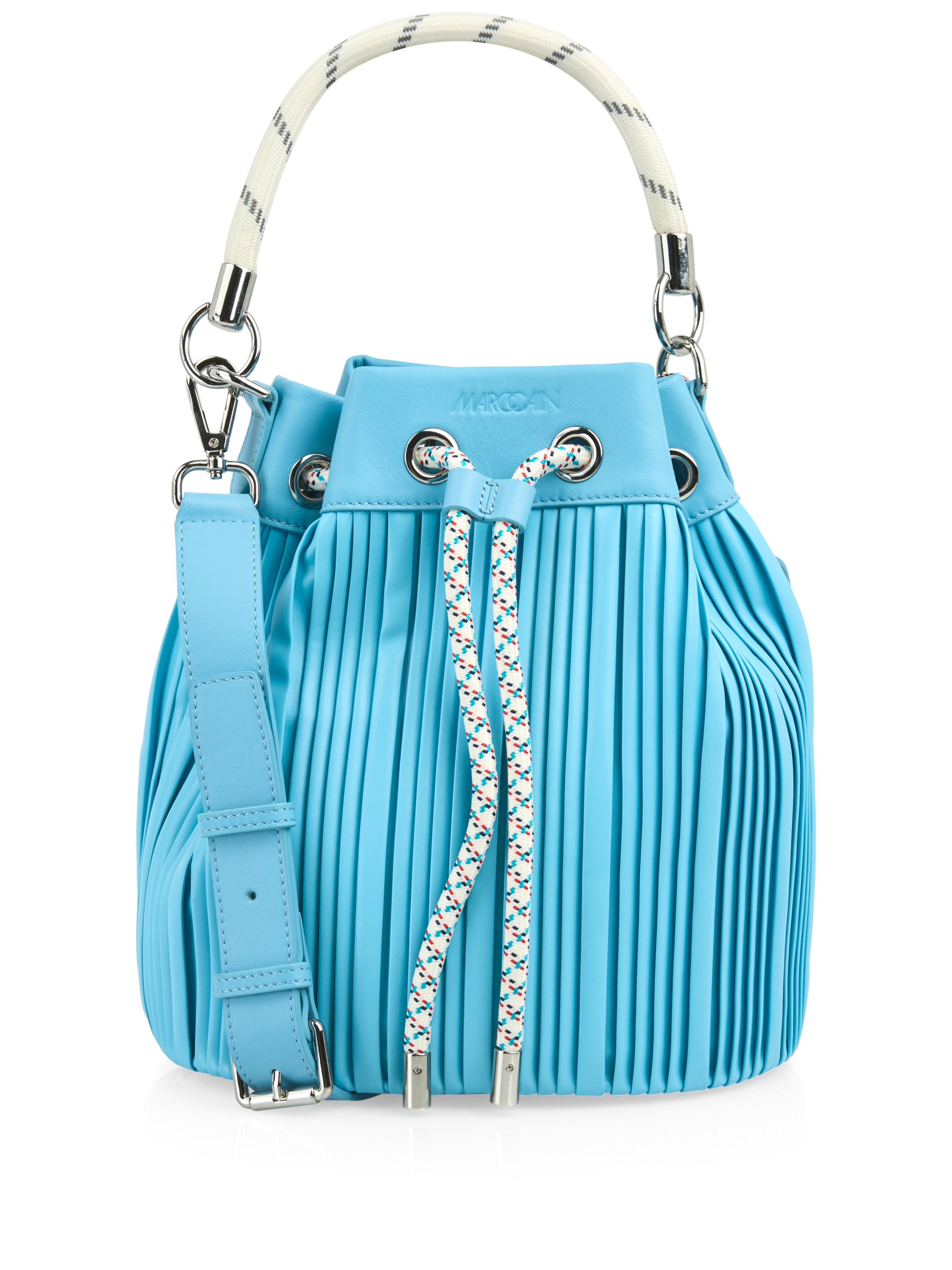 Marc Cain Beuteltasche »Sports Salty Breeze« Damen Henkeltasche, Schultertasche Handtasche mit Zugkordel