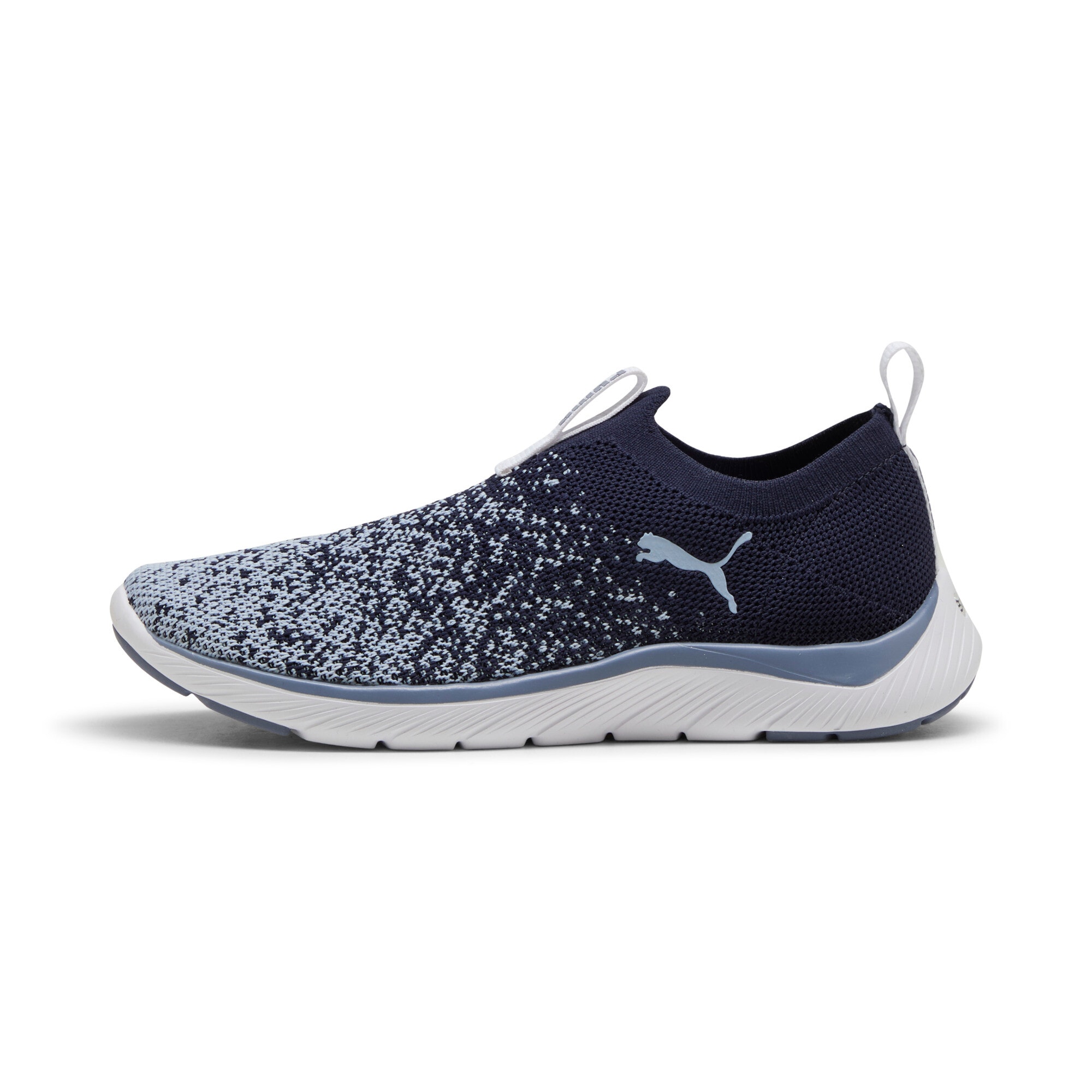 PUMA Slip-On Sneaker »SOFTRIDE REMI SLIP-ON KNIT WNS«  mit SOFTFOAM+ Dämpfung, leicht profilierte Synthetiklaufsohle