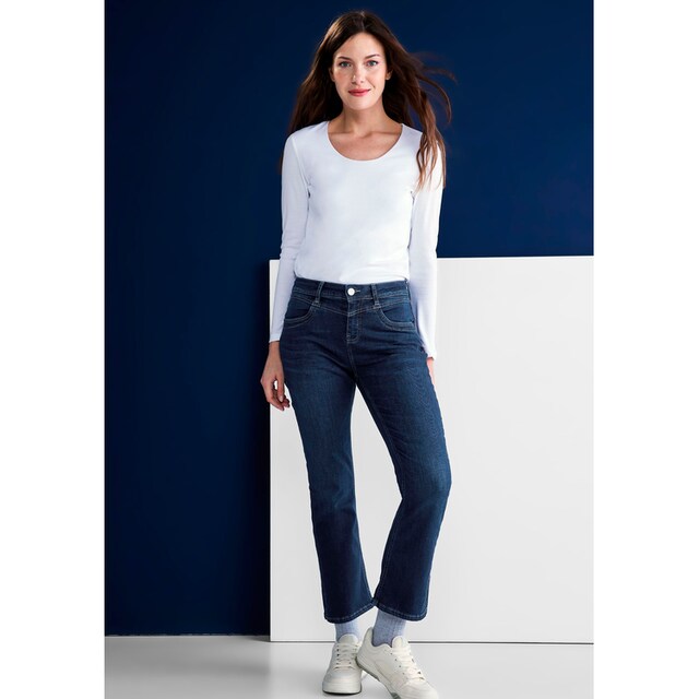 STREET ONE High-waist-Jeans, mit ausgestelltem Bein im OTTO Online Shop