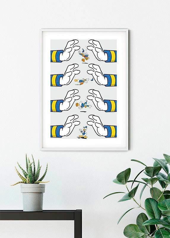 Komar Bild »Donald Duck Hands« Disney 1 Stk. tlg. Wandbild zur Dekoration im Kinderzimmer - ohne Rahmen