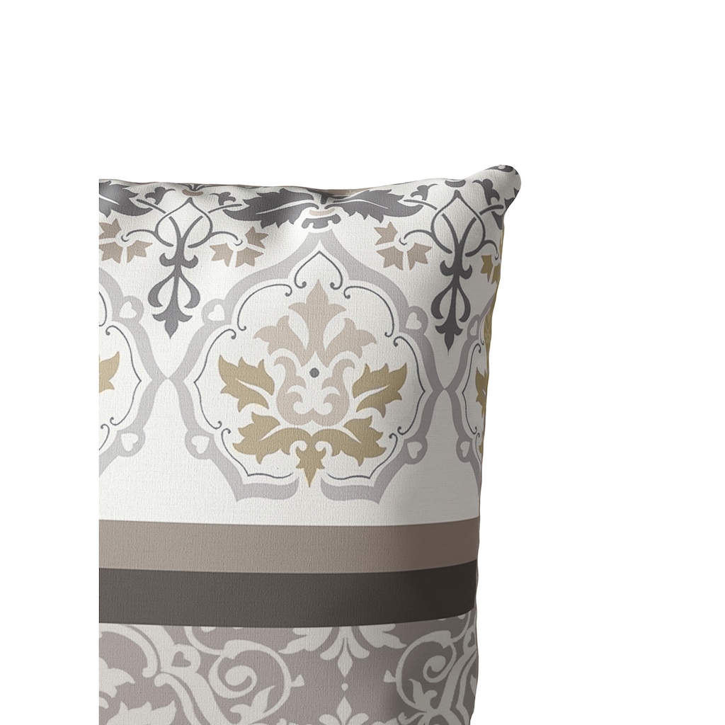 Home affaire Bettwäsche »Cremona in Renforcé, Biber (Flanell) und PolyCotton Qualität, romantisch, verspielte Ornamente, geeignet im Winter & Sommer, Landhausstil«, (2 tlg.)