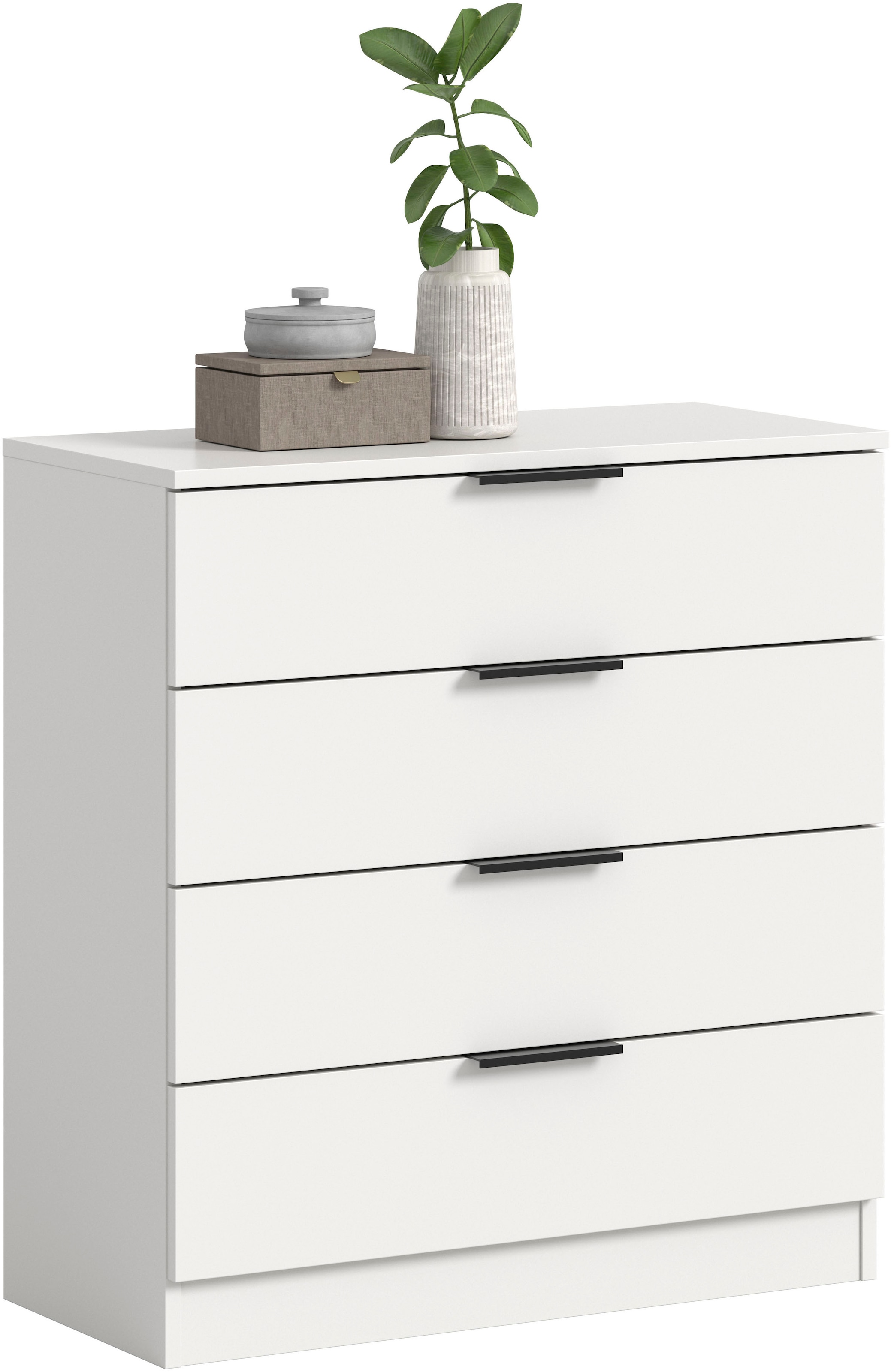 Home affaire Kommode »SKARDE, Breite 74 cm, 4 Schubkästen, viel Stauraum« in verschiedenen Farben und Breiten erhältlich, individuell einsetzbar,  Sideboard, Anrichte, Schubkastenkommode, Schrank,