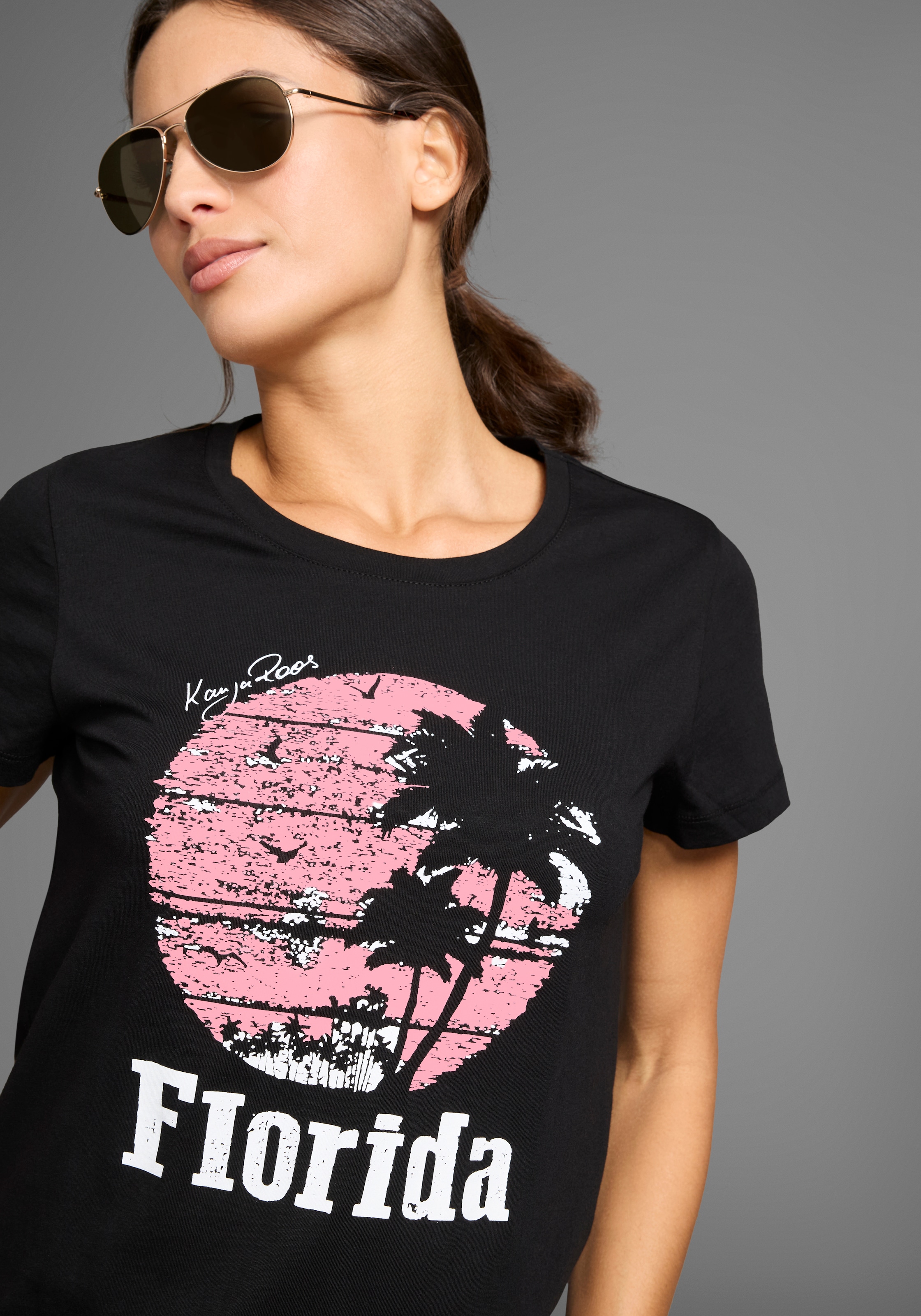 KangaROOS T-Shirt, mit Rundhals und Print