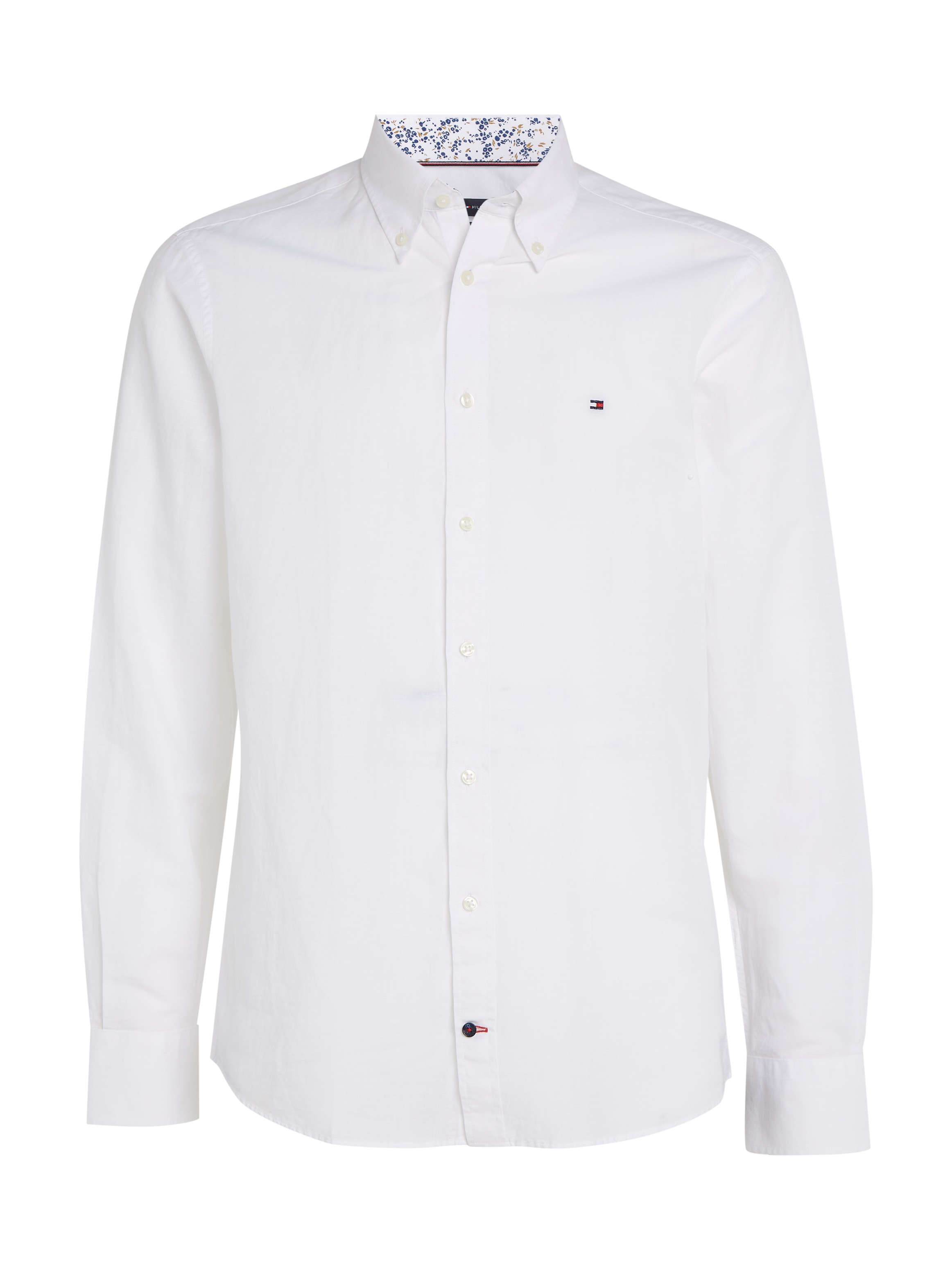Tommy Hilfiger Langarmhemd »CL W-CO LINEN SOLID SF SHIRT«